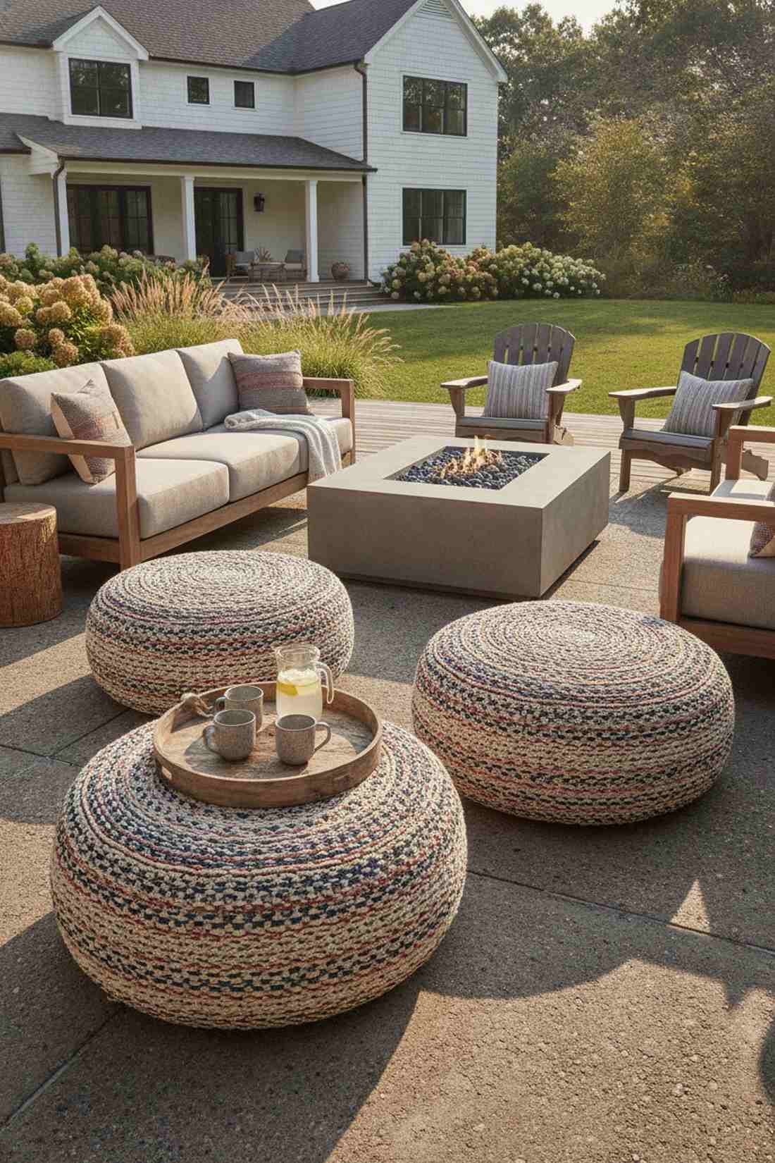 ottoman poufs