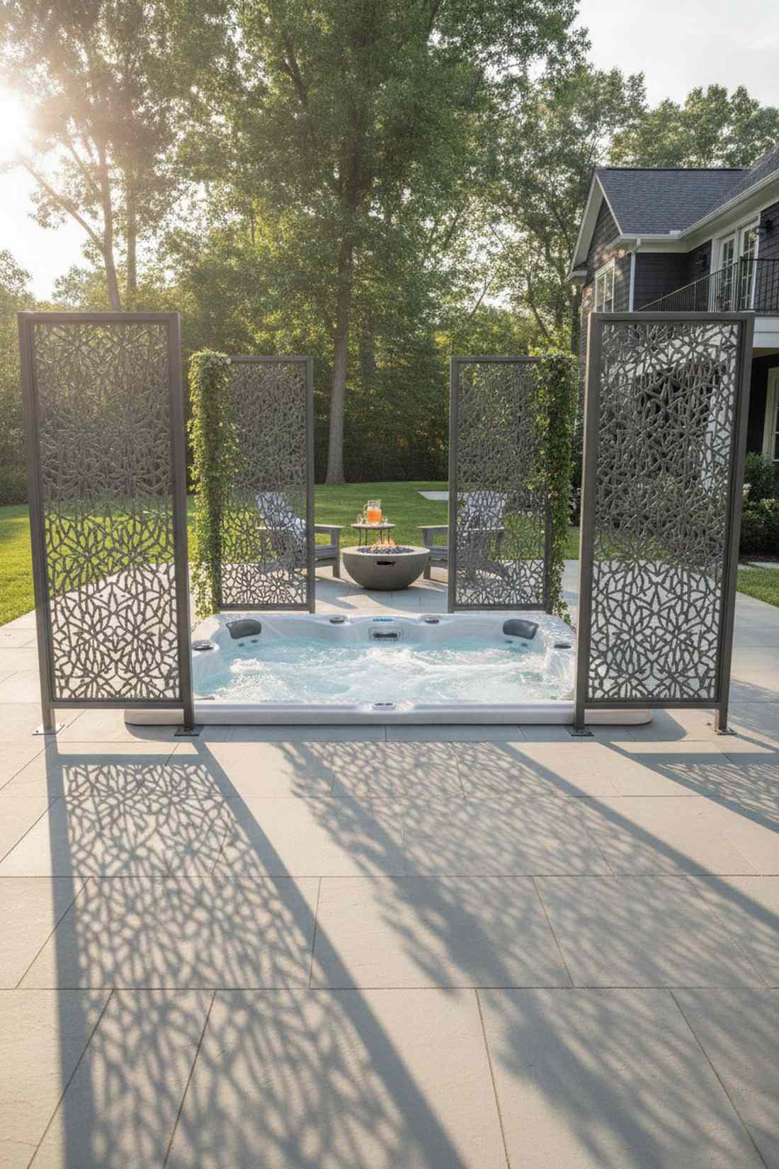 perforated aluminum privacy screens