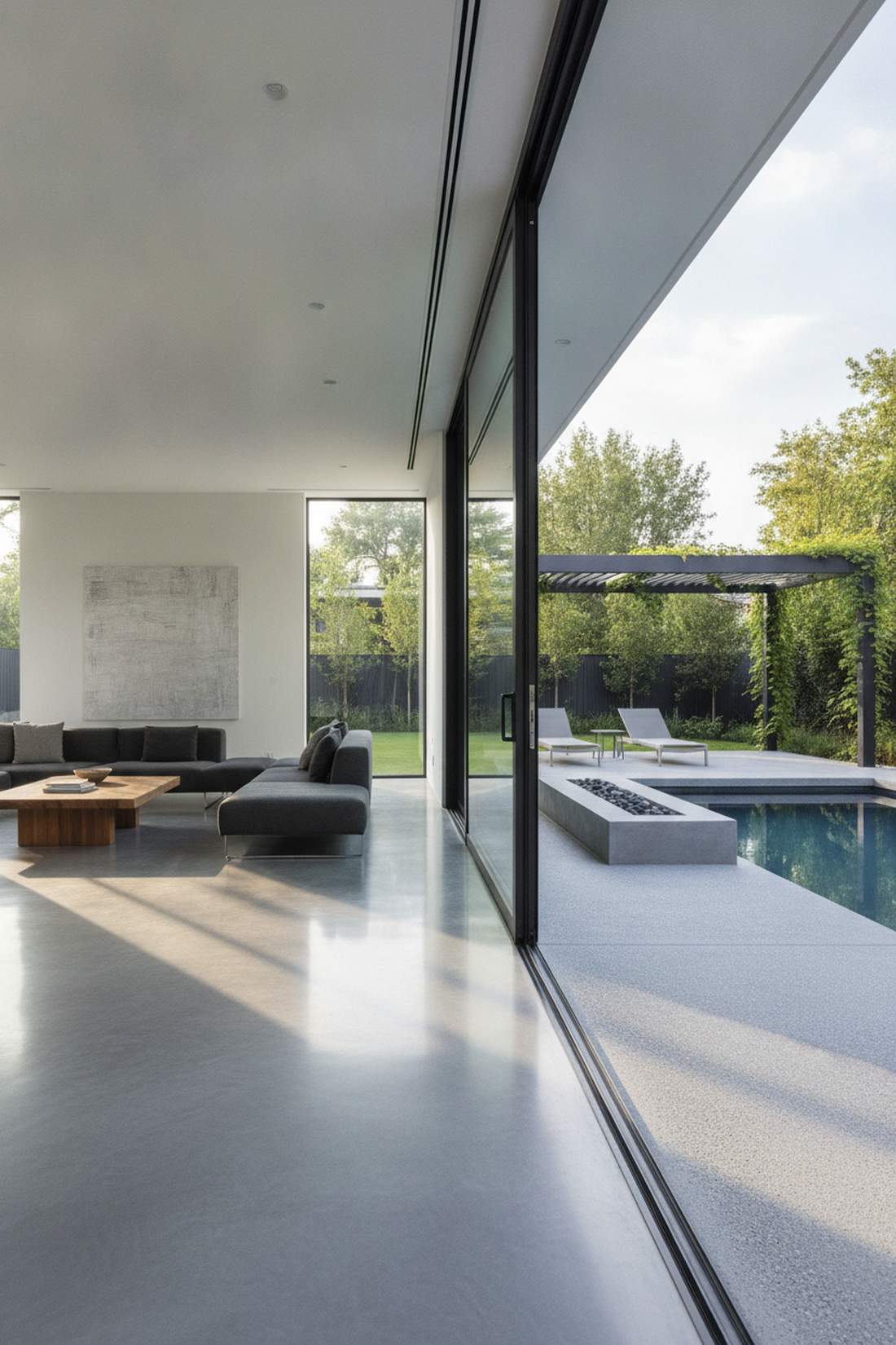 polished concrete floors