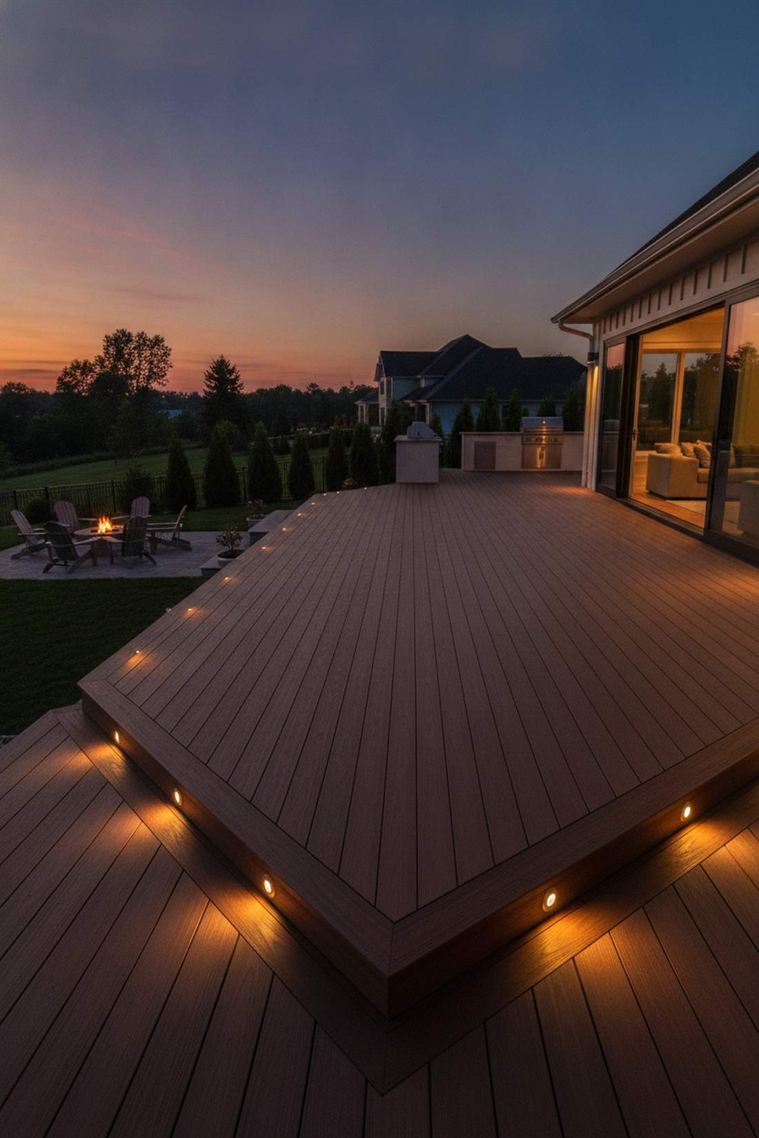 recessed deck perimeter lights