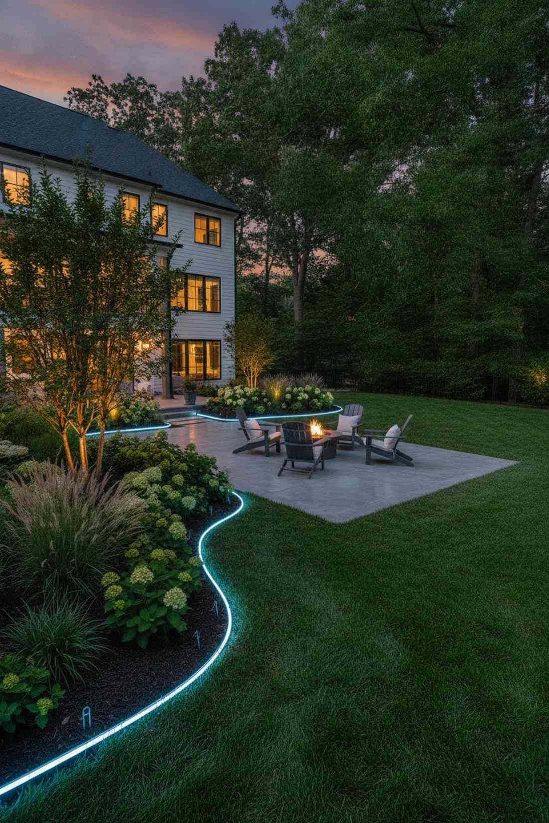 rope light edging