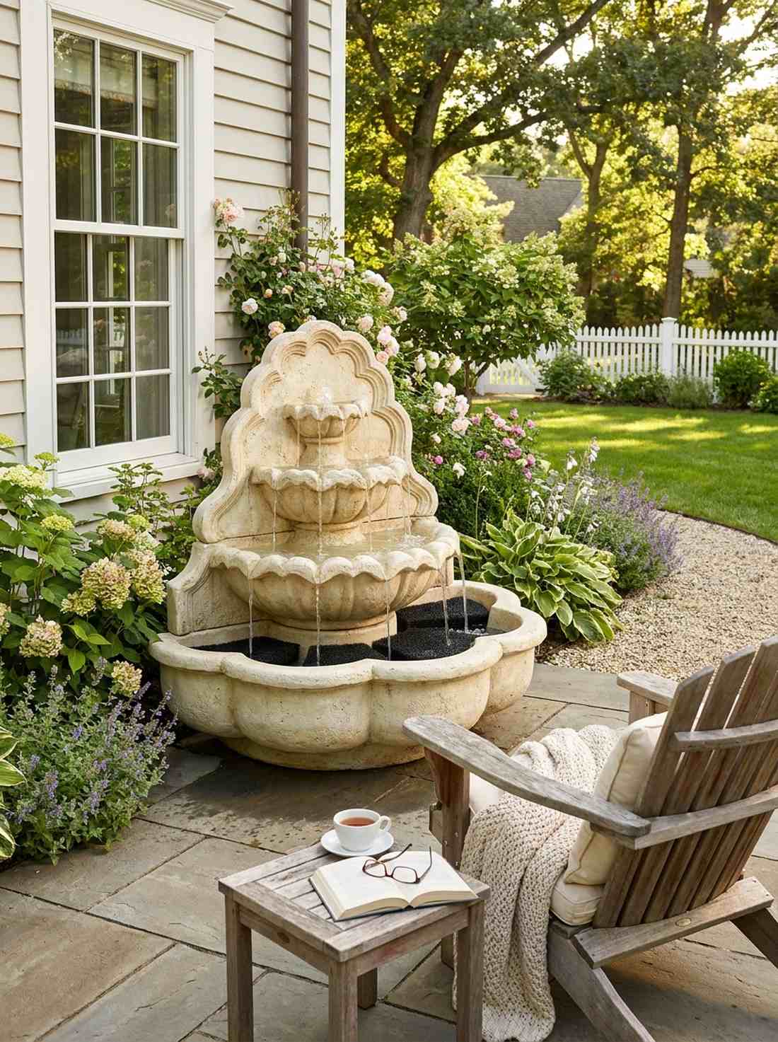 scalloped edge cascade