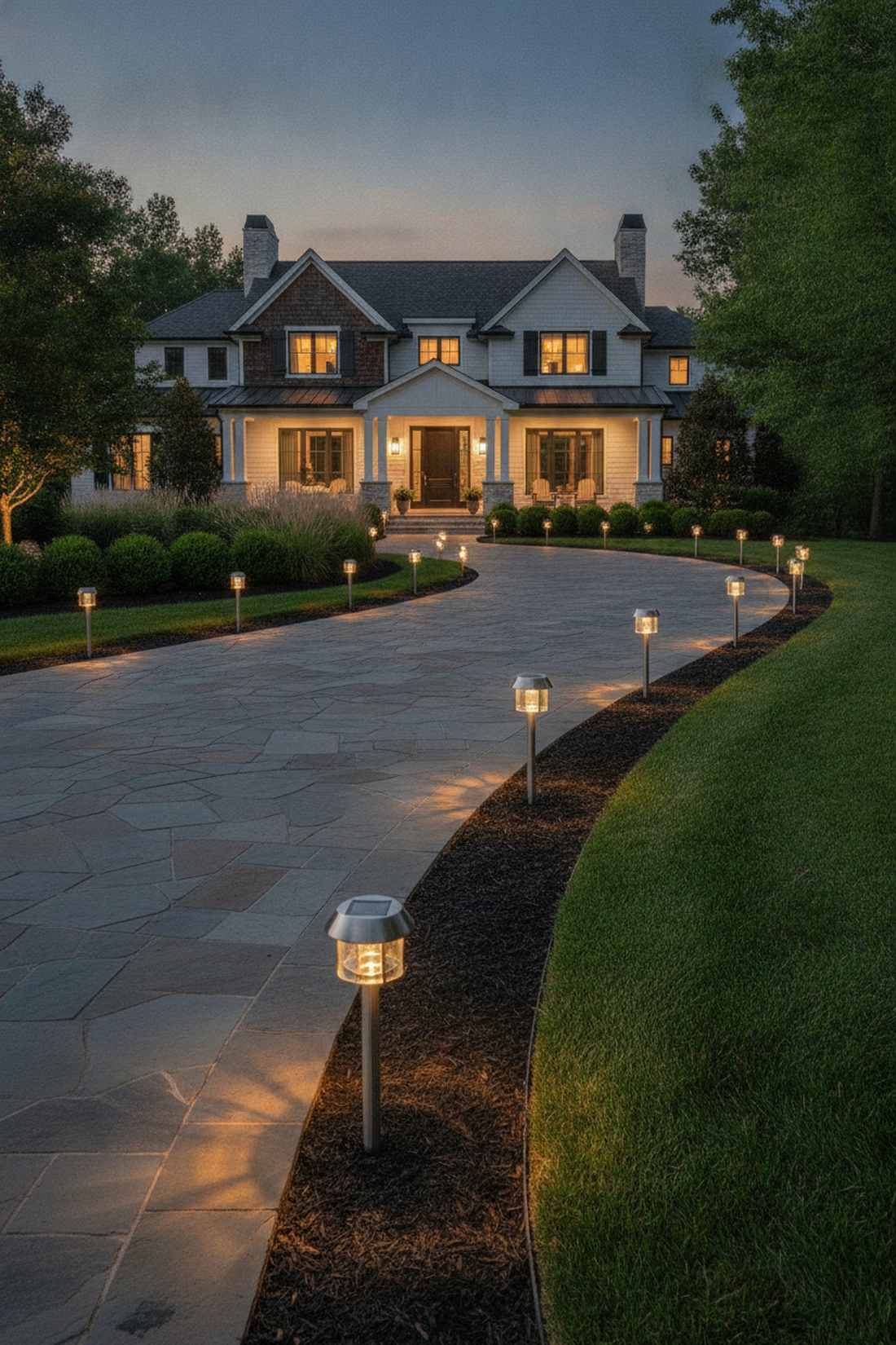 solar stake pathway markers