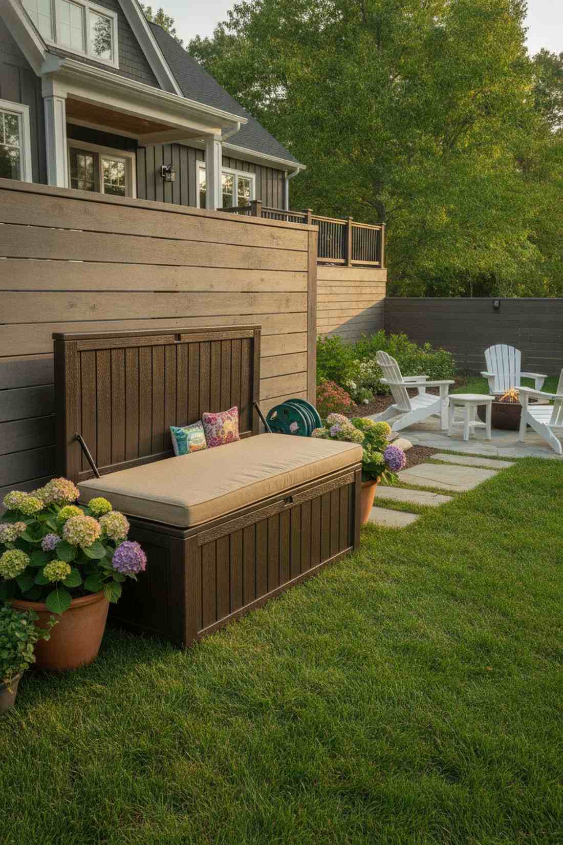 storage bench with lift top