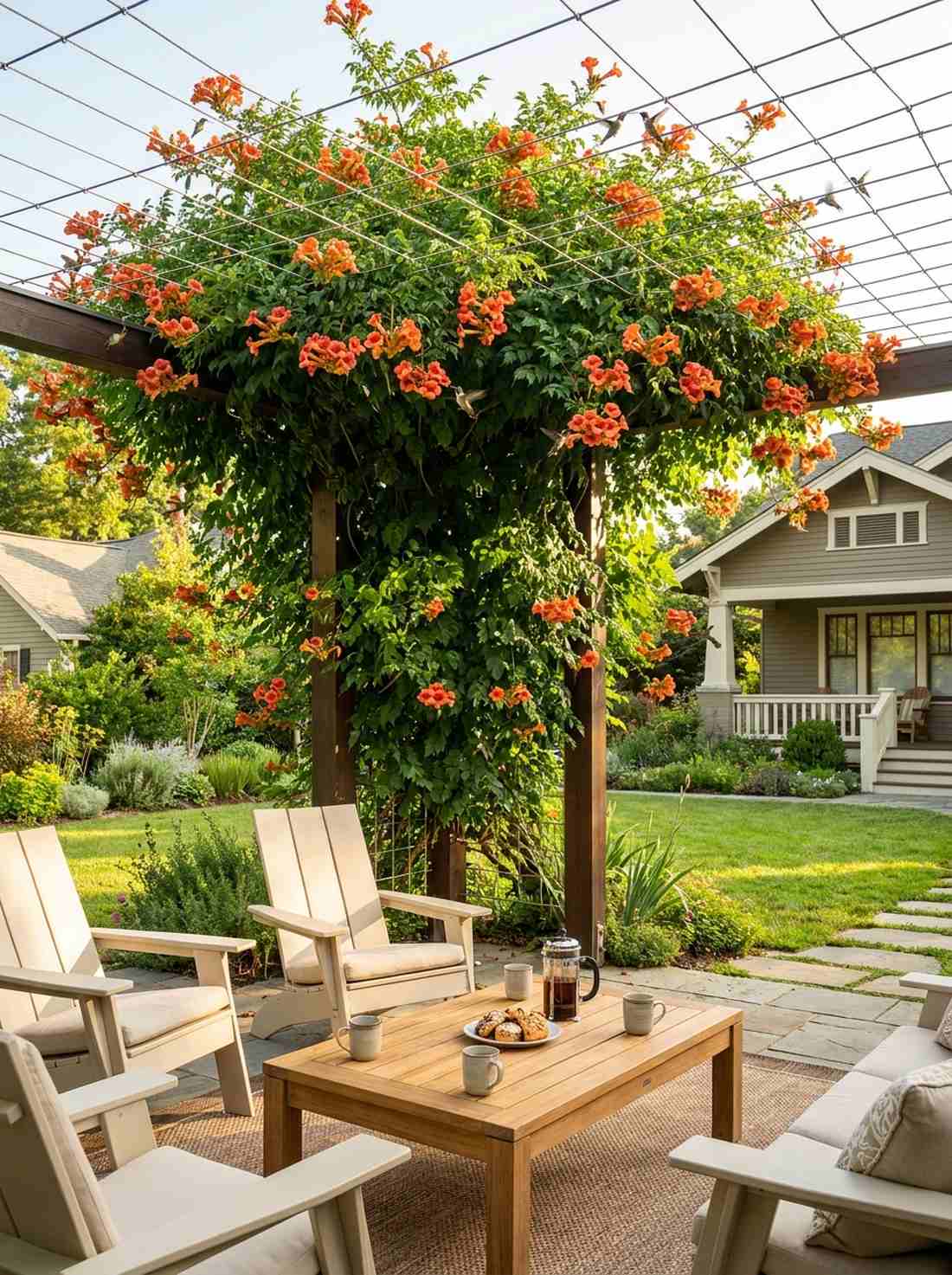 trumpet vine hummingbird magnet