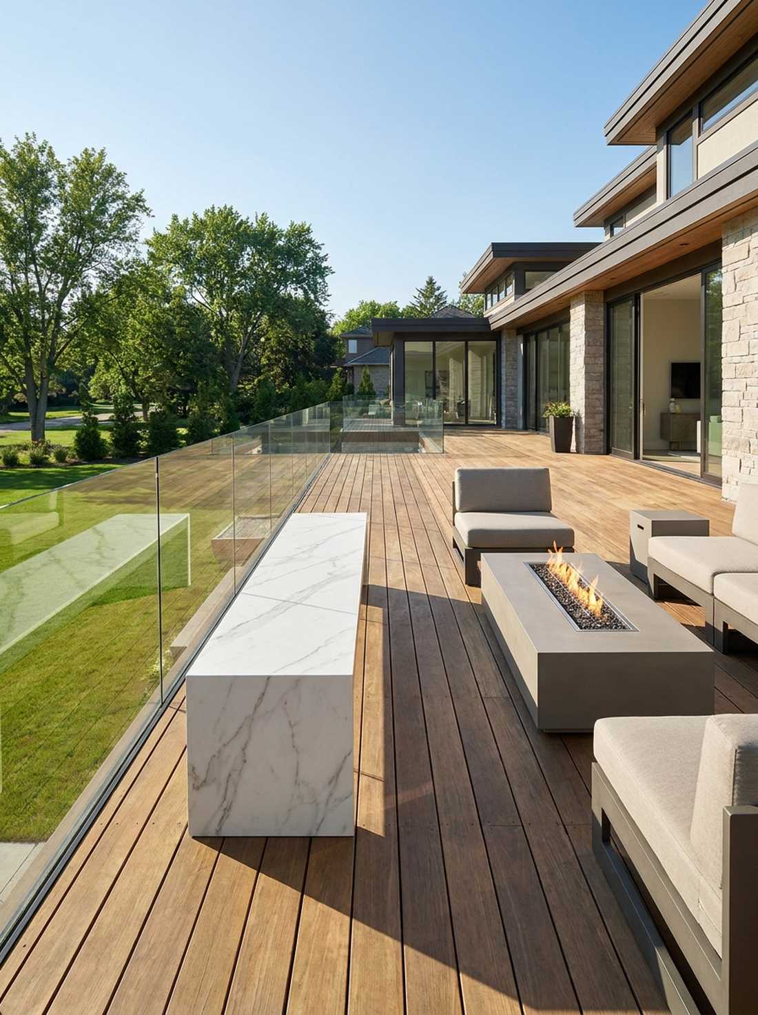 ultra thin porcelain slab bench