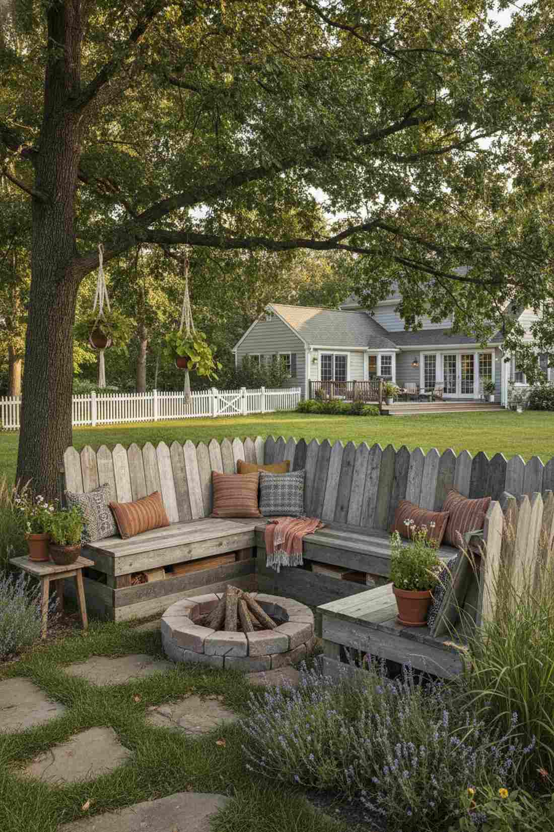 weathered fence boards