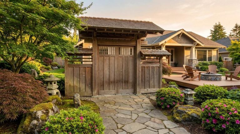 106 japanese garden gate vertical