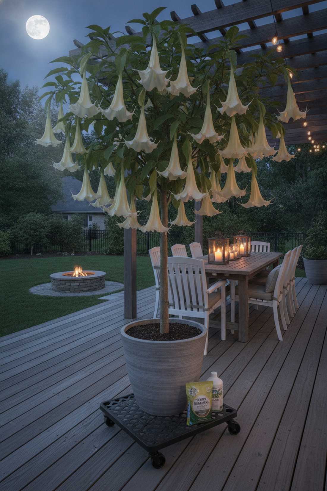 angel trumpet brugmansia species