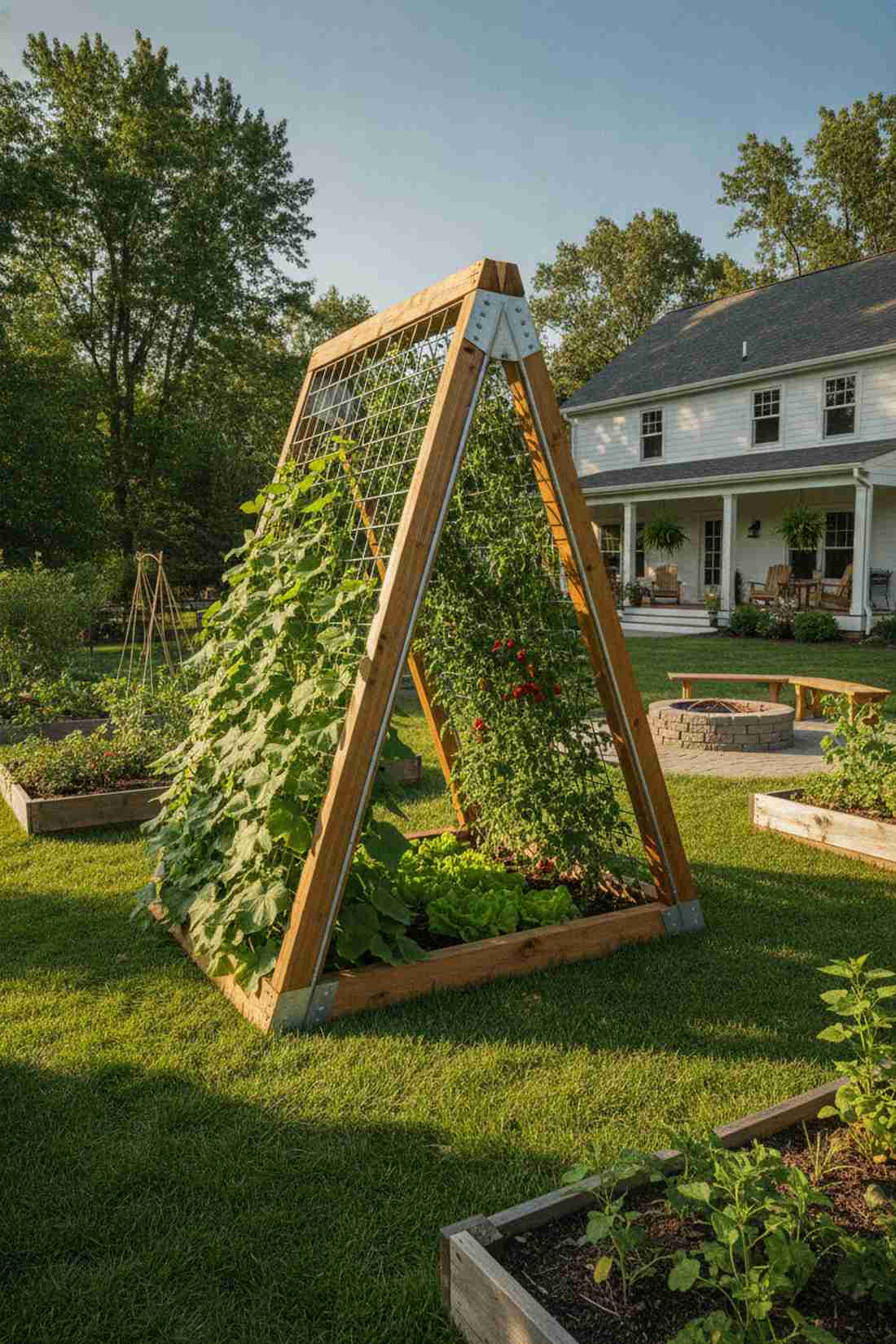 arched garden tunnels