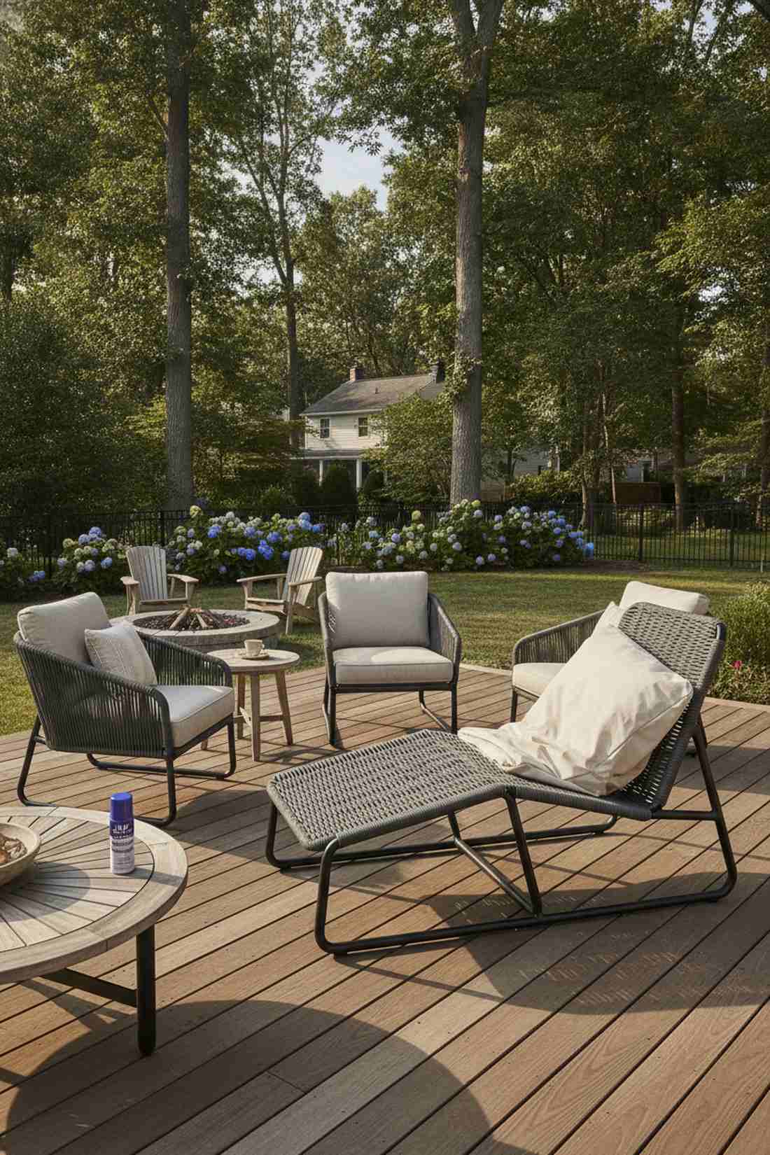 asymmetric rope lounge chair