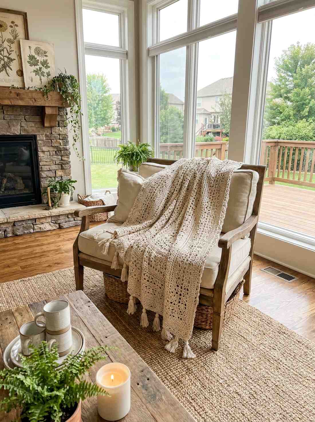 crocheted throw blankets