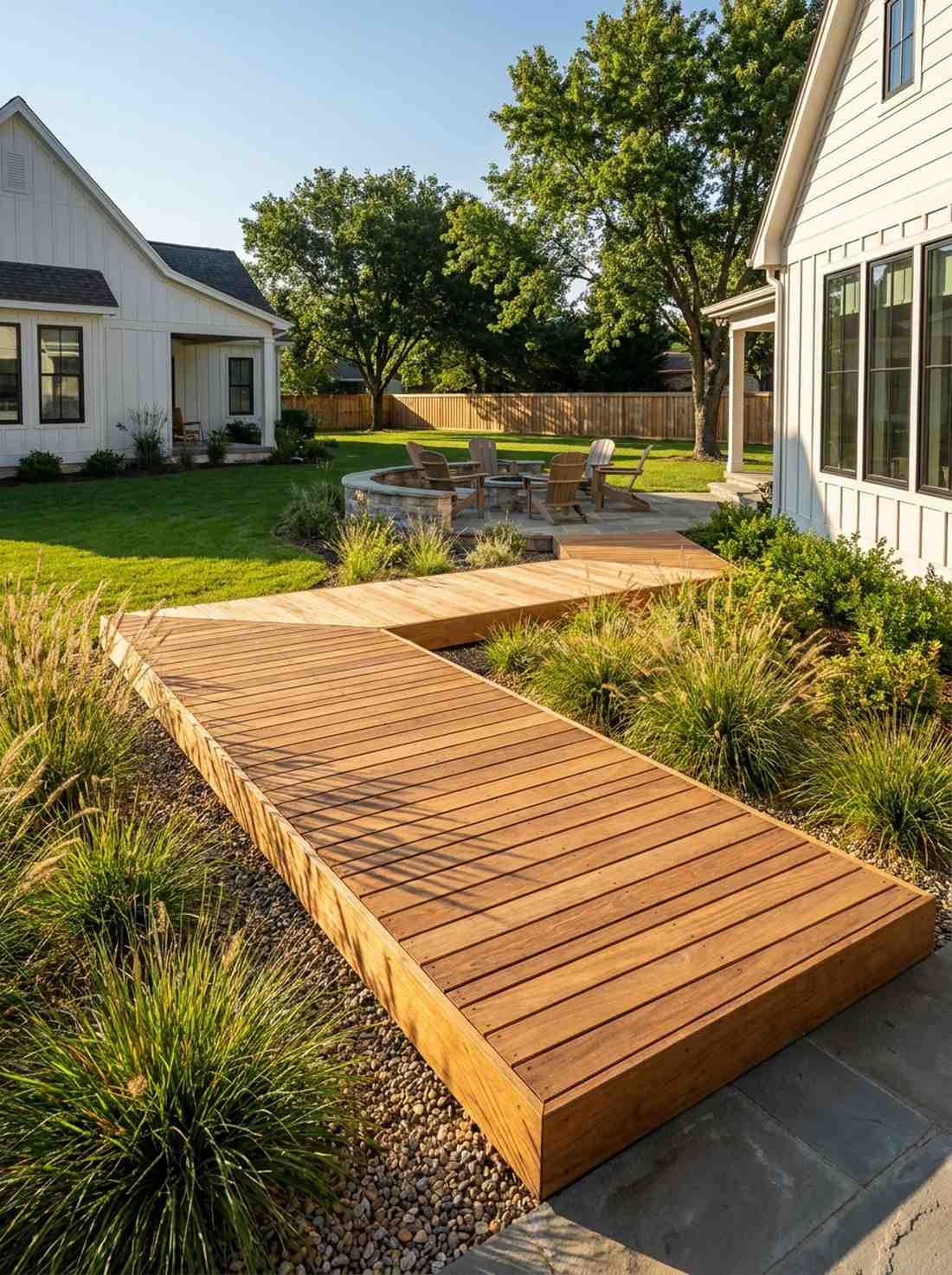 floating timber walkway