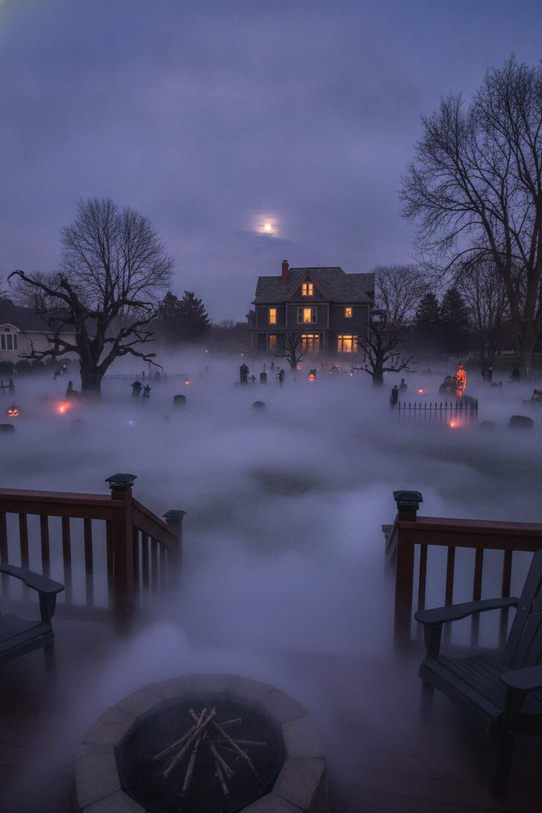fog machine atmosphere