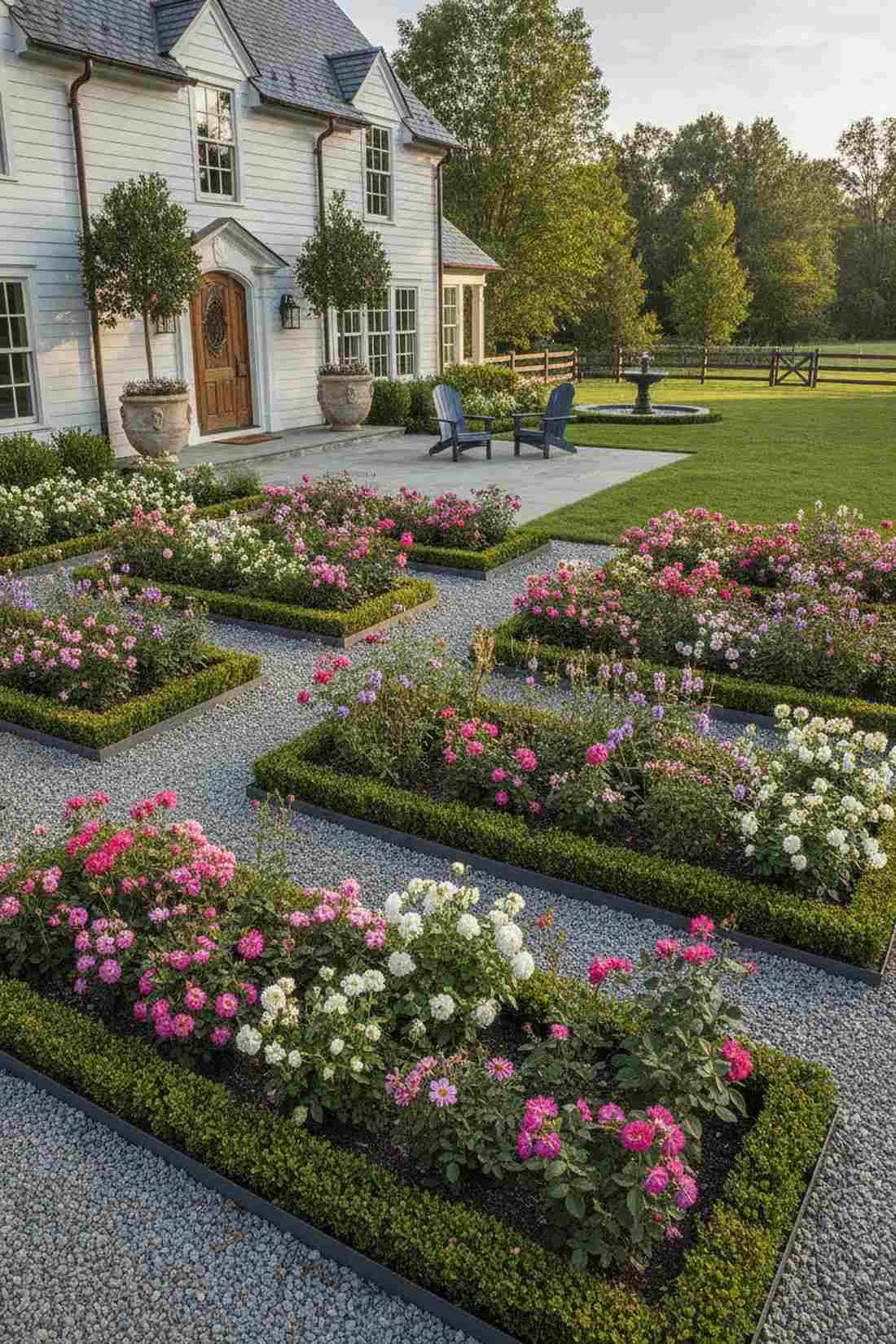 formal parterre cutting garden