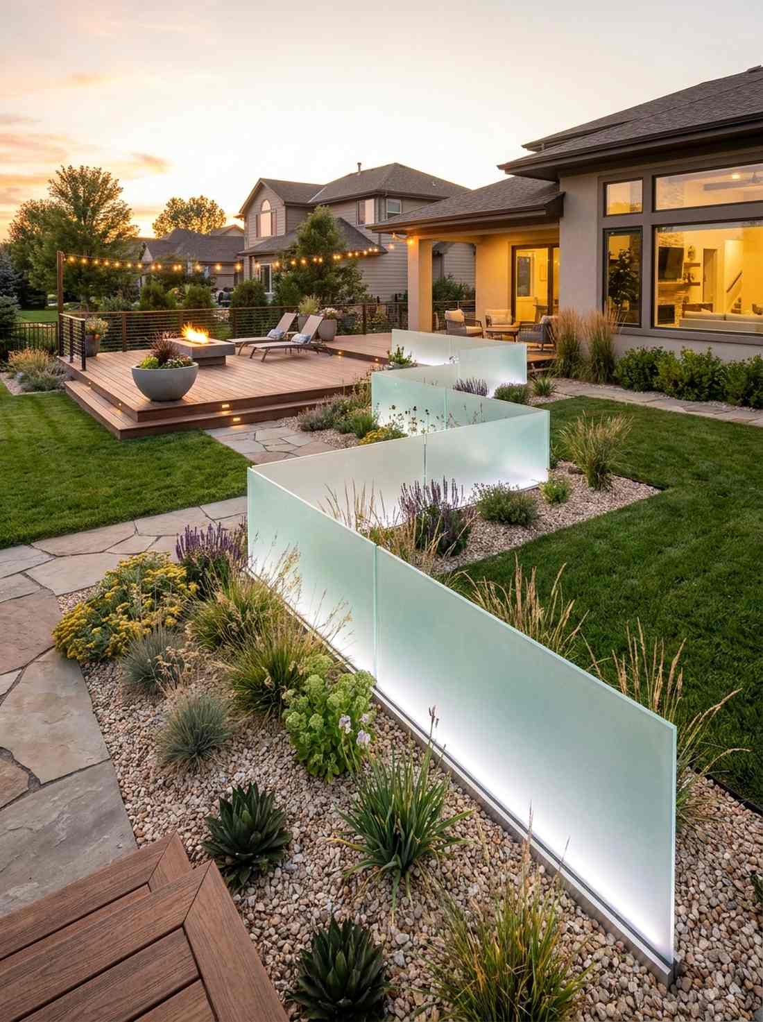 glass gravel boundaries