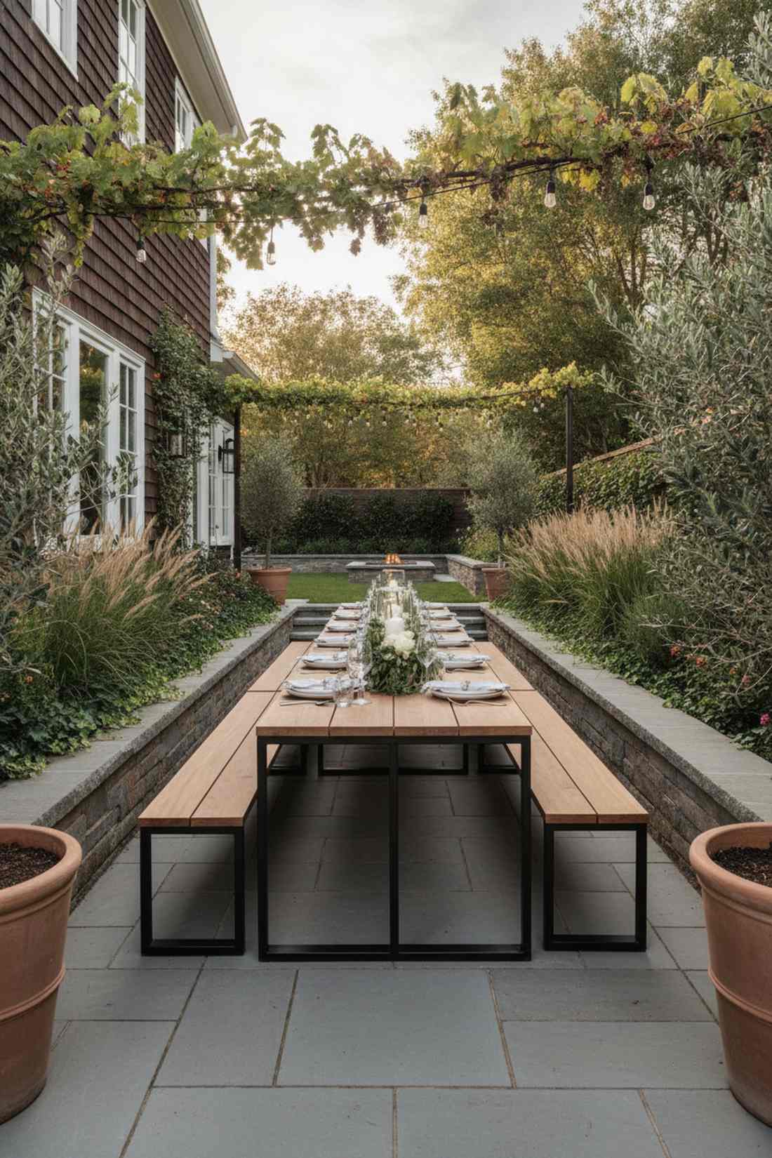 linear dining corridors