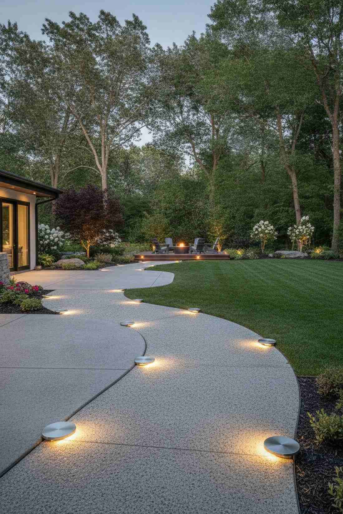 low profile disk lights