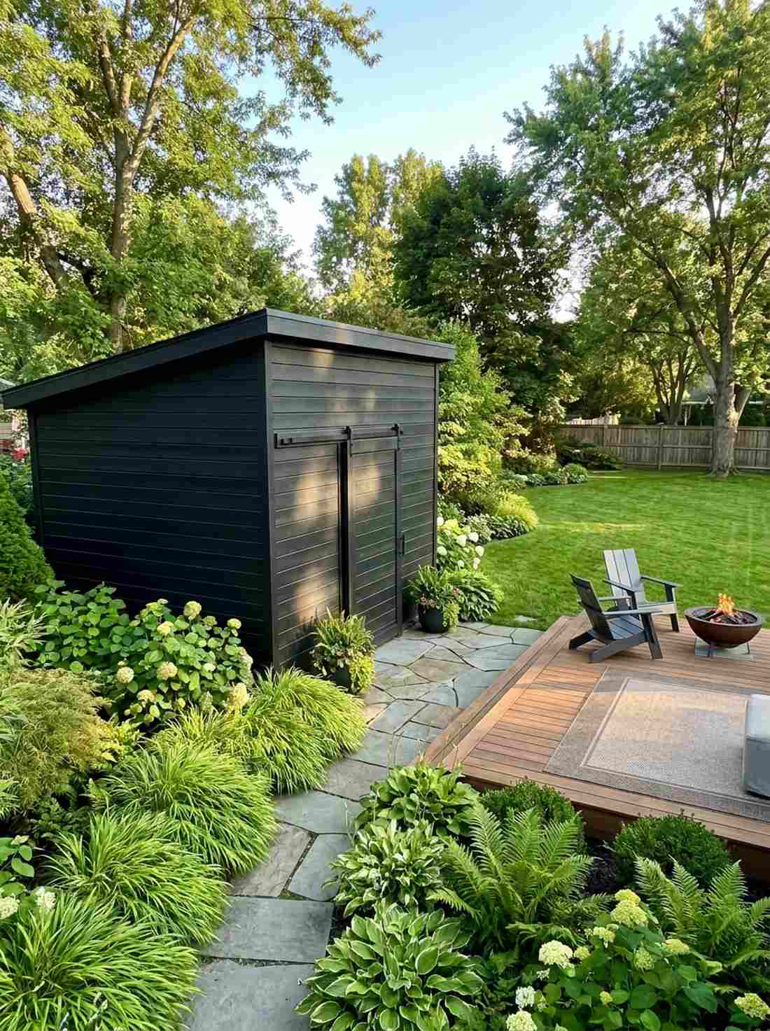 matte black shiplap