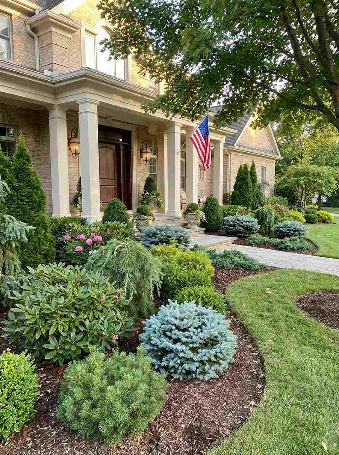needle evergreen broadleaf combinations