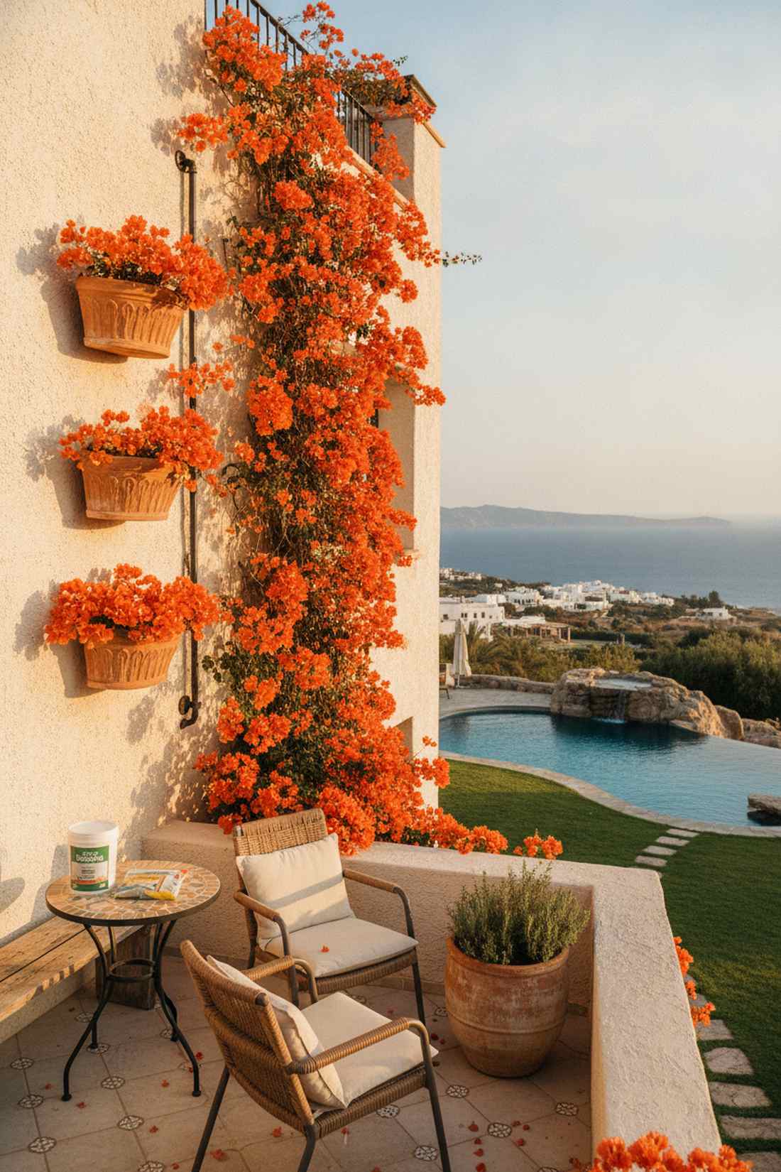 orange bougainvillea