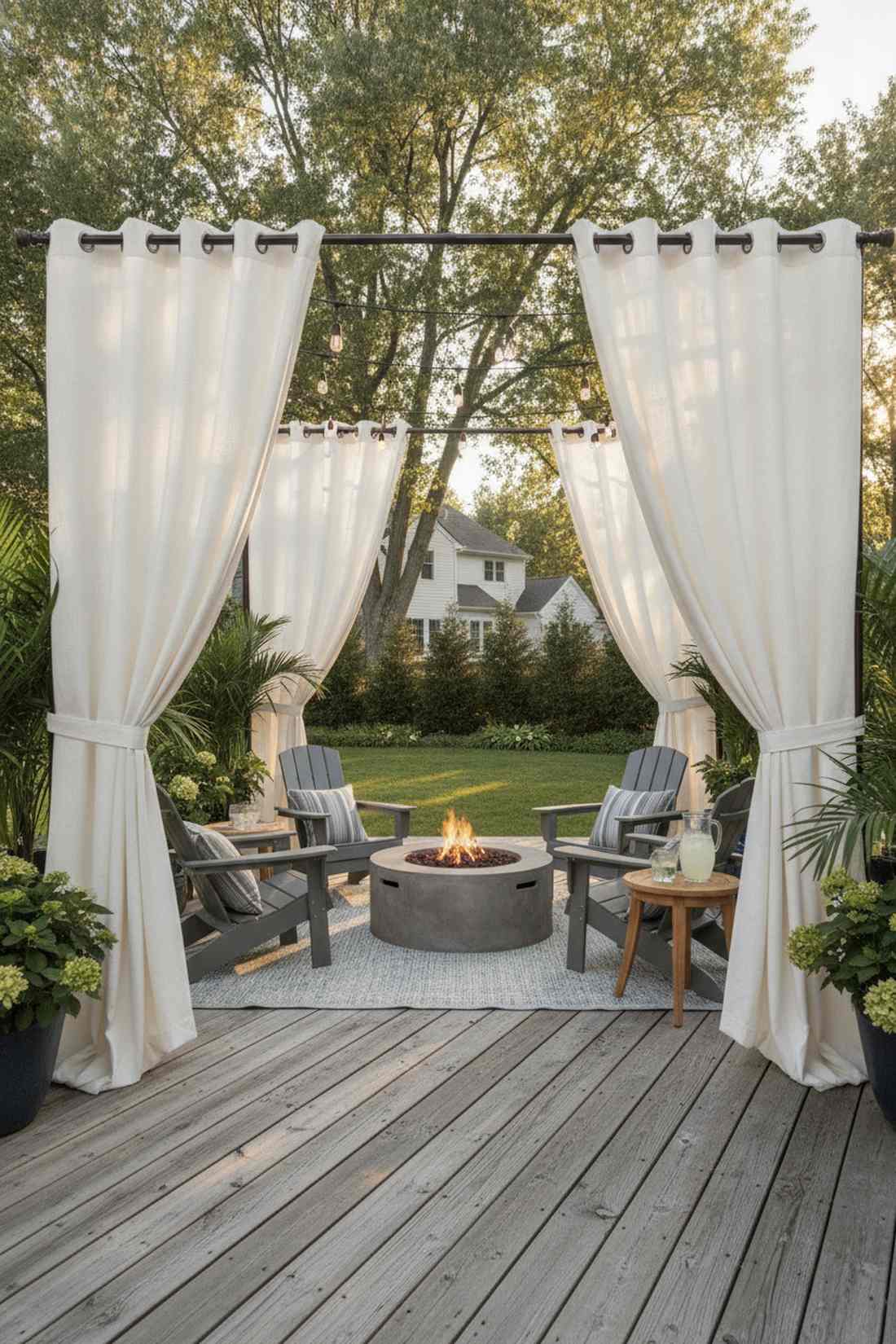 outdoor curtain panels