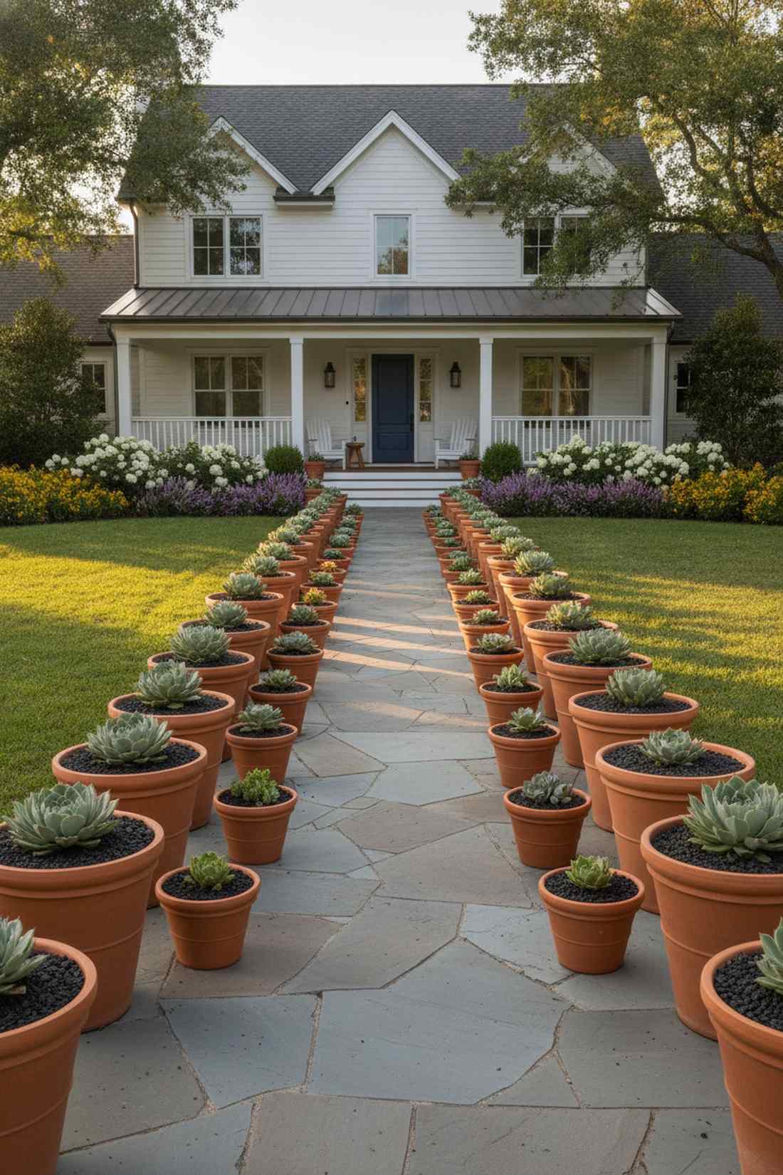 pathway border accent