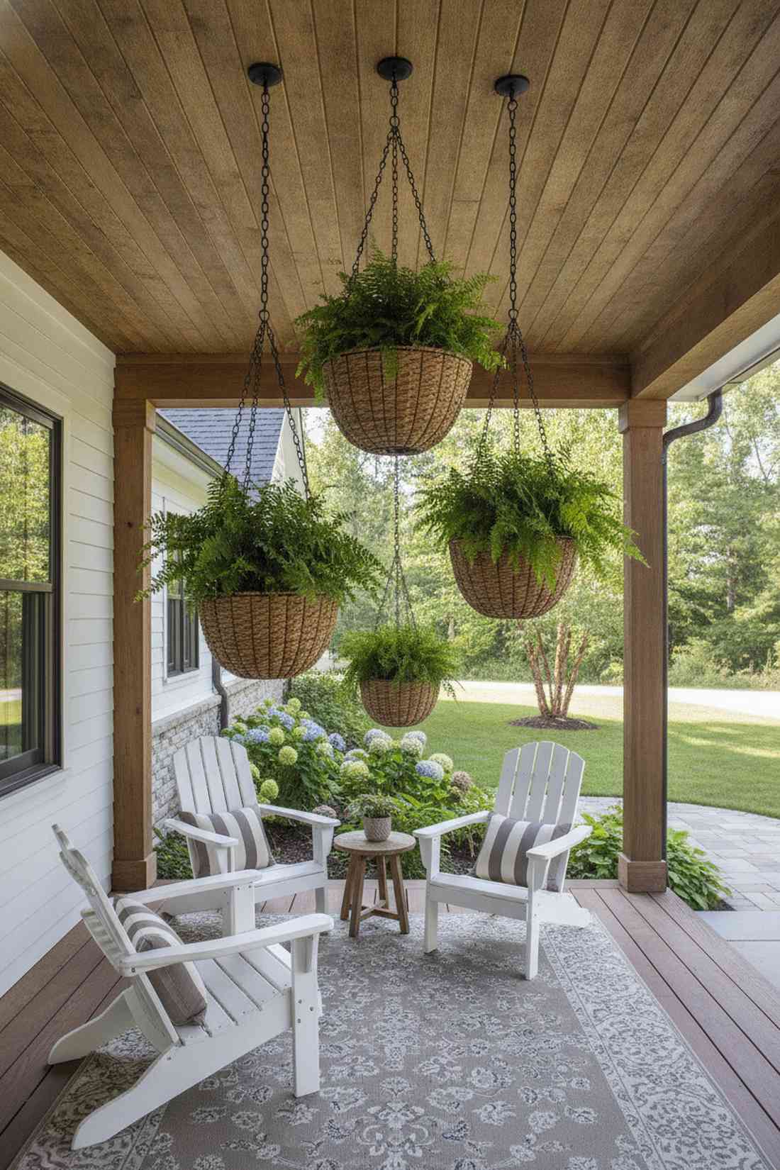 porch ceiling clusters