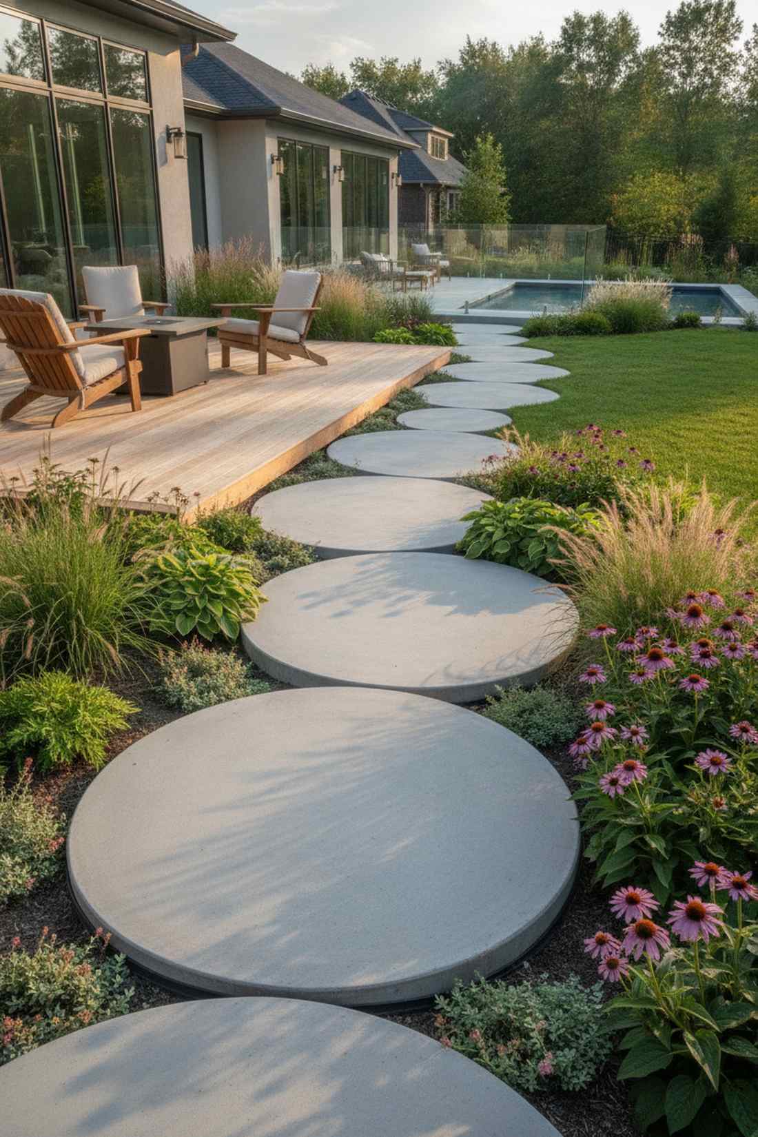 poured concrete mega rounds