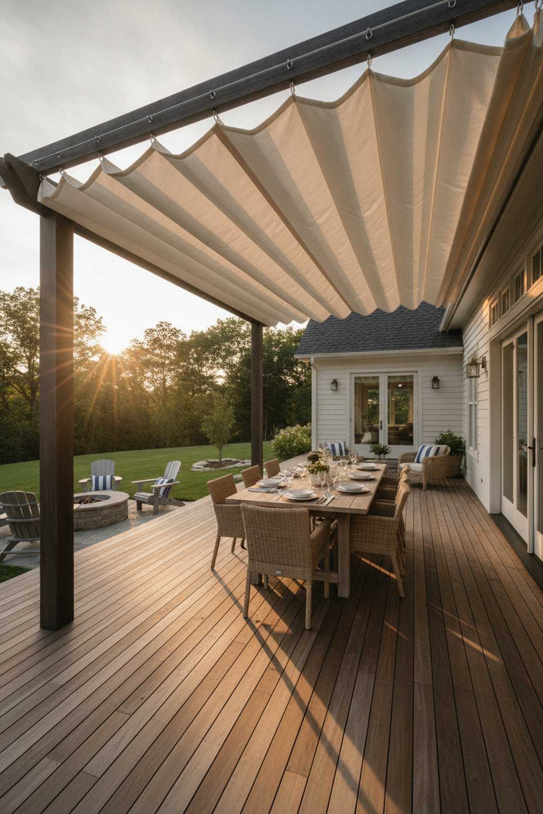 retractable fabric canopy