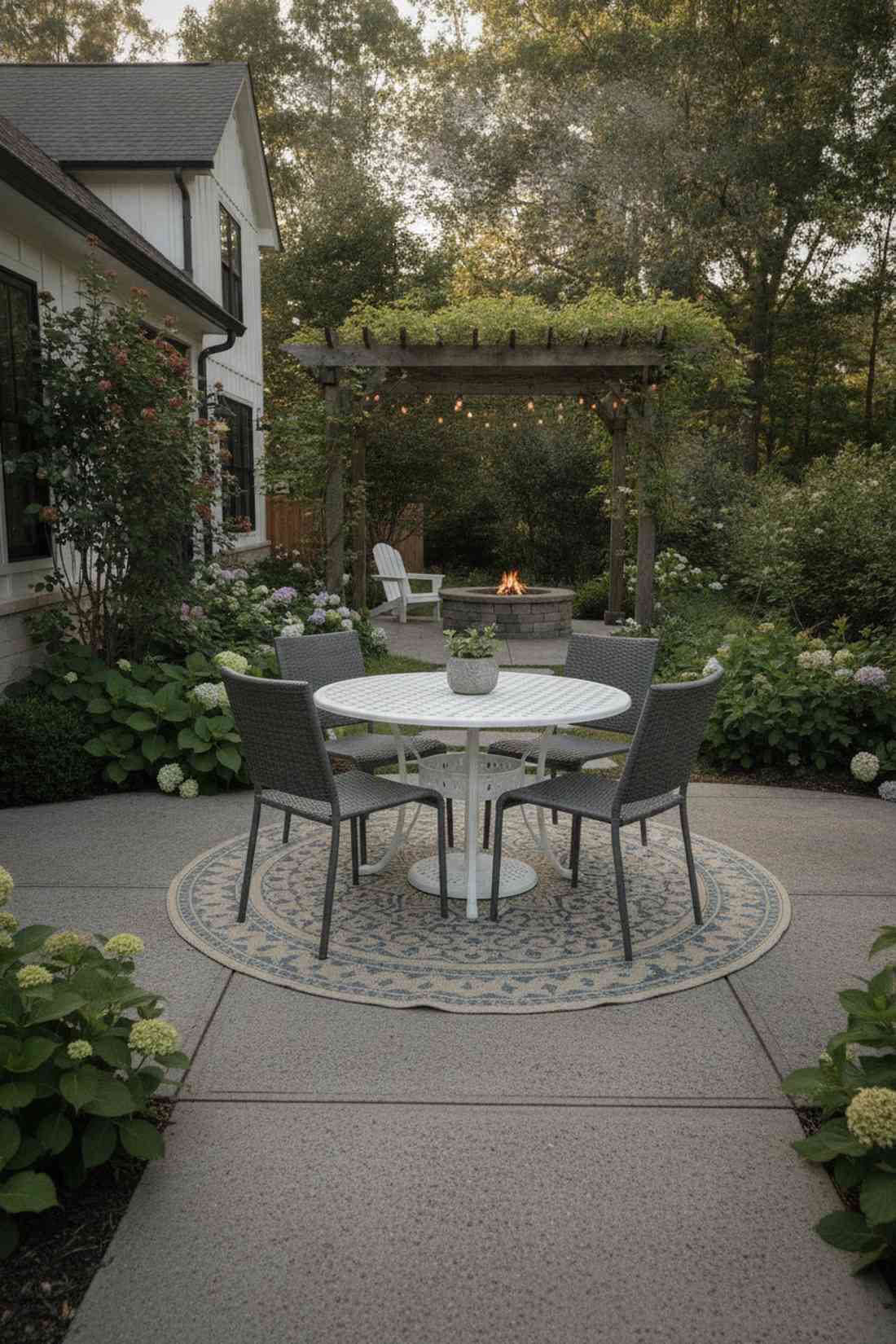 round table for intimate conversation dining