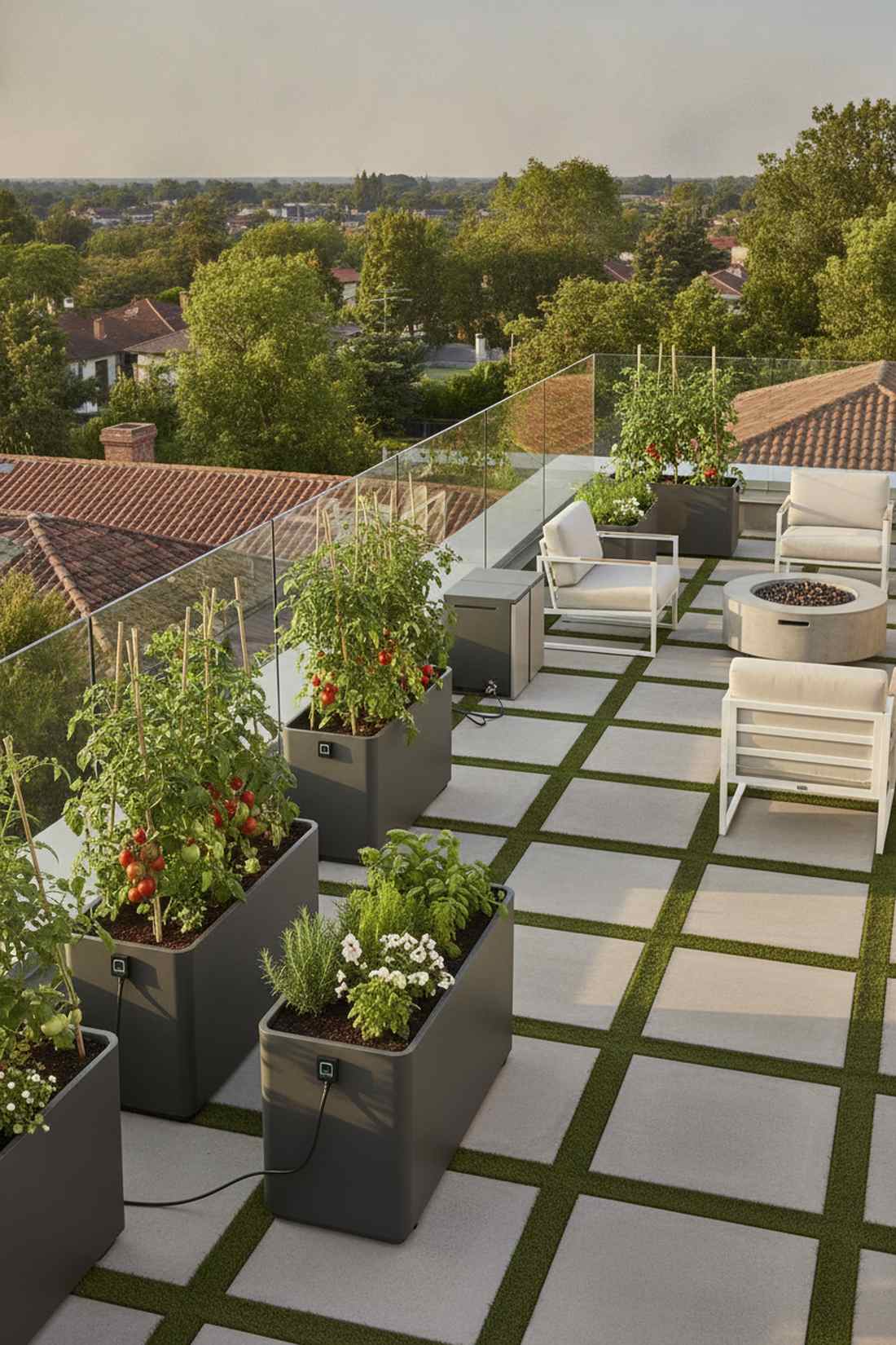 self watering container systems