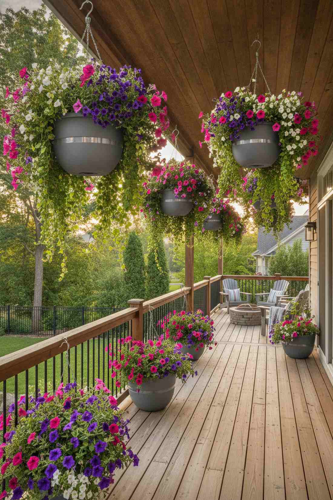 self watering hanging baskets