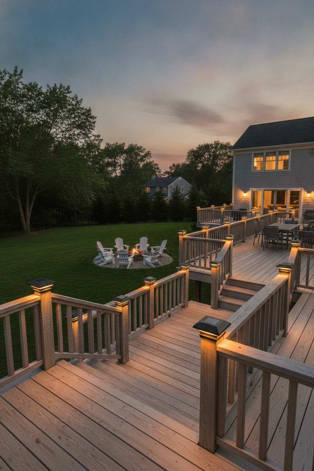 solar deck post caps