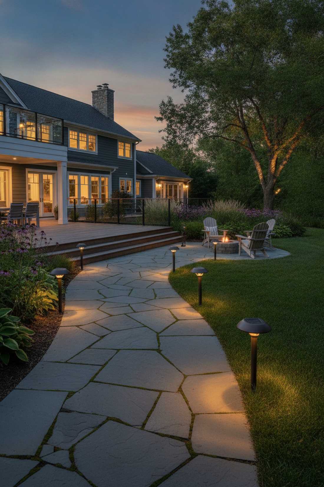 solar pathway border lighting
