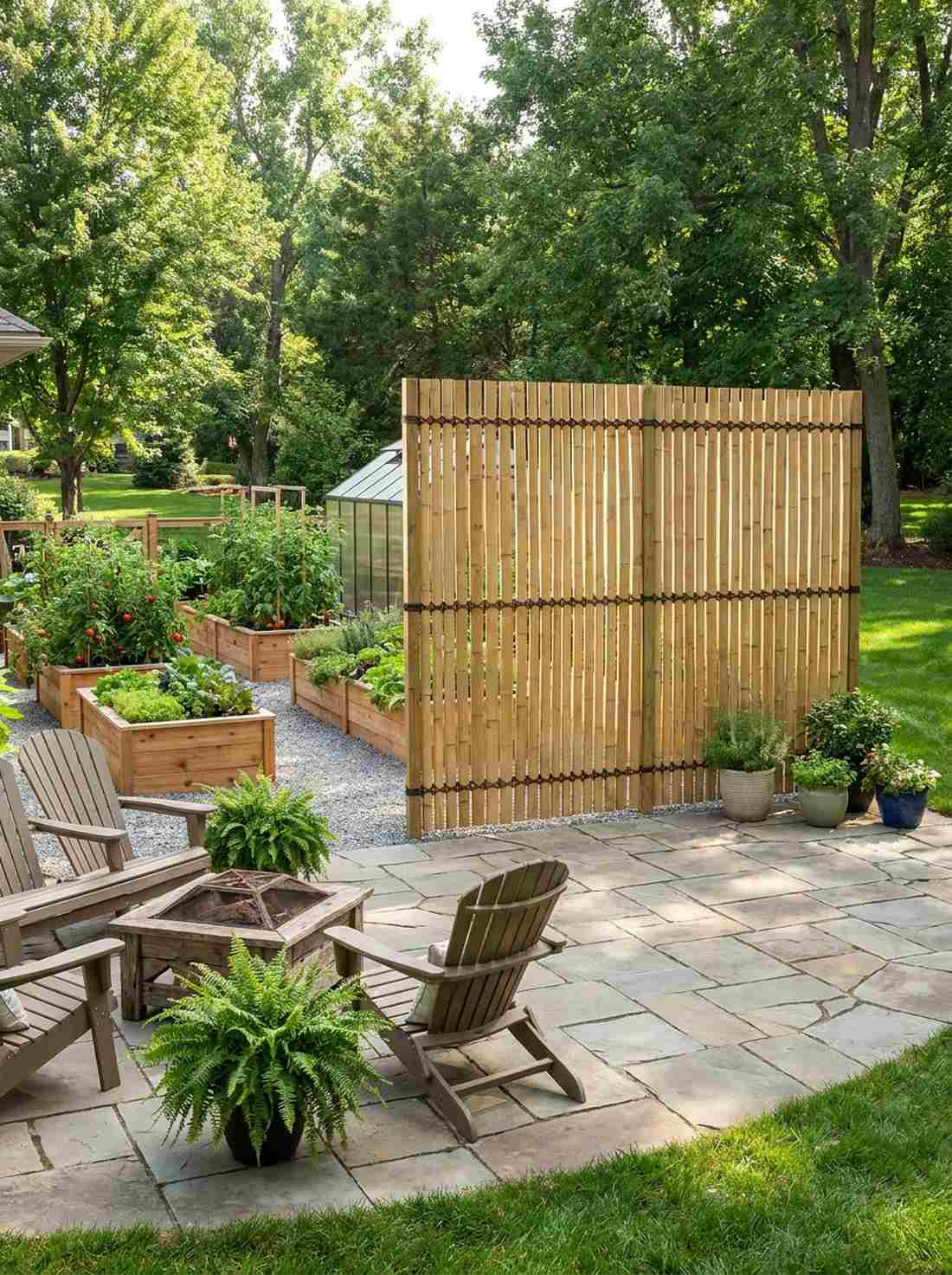 split bamboo middle gate chumon