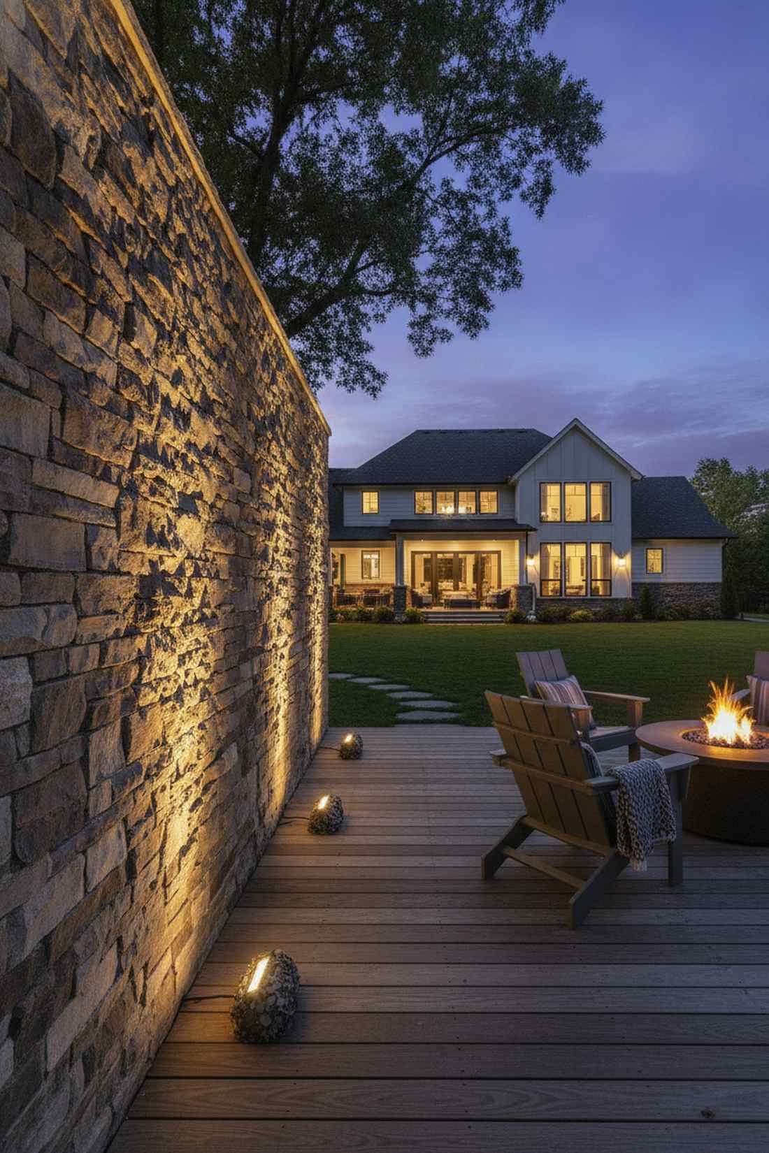 stacked stone grazing
