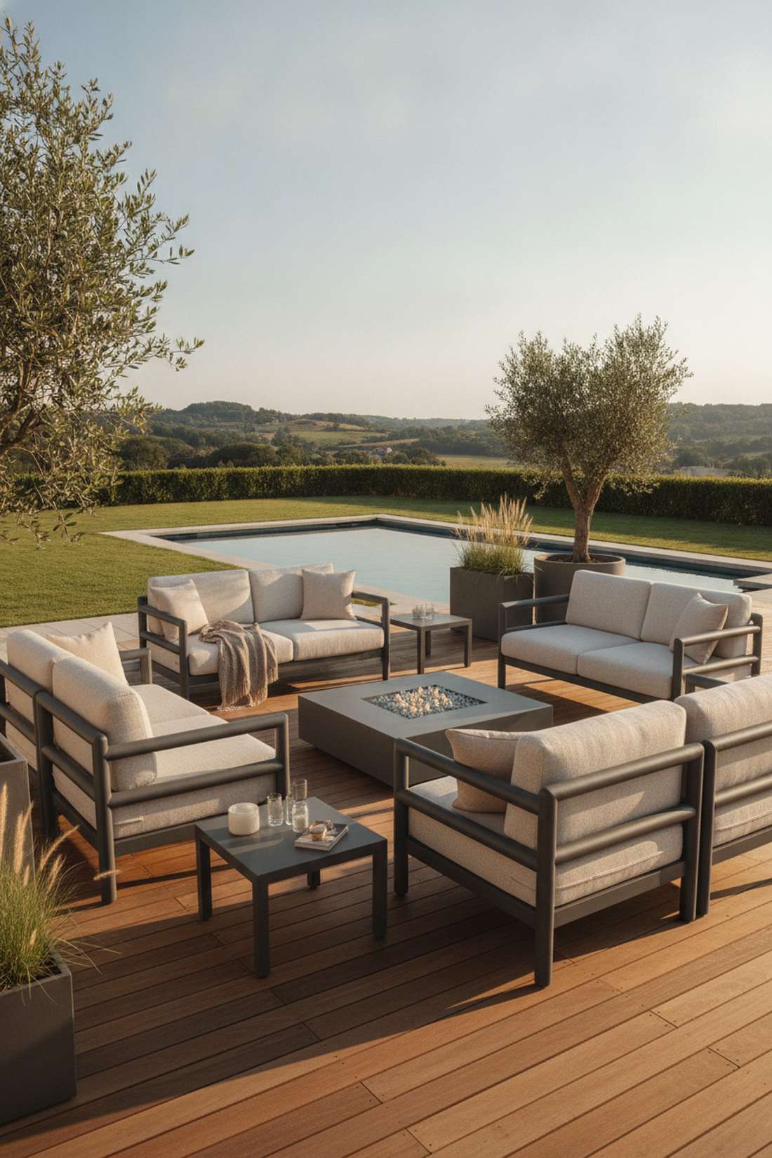 tribu pure aluminum lounge collection