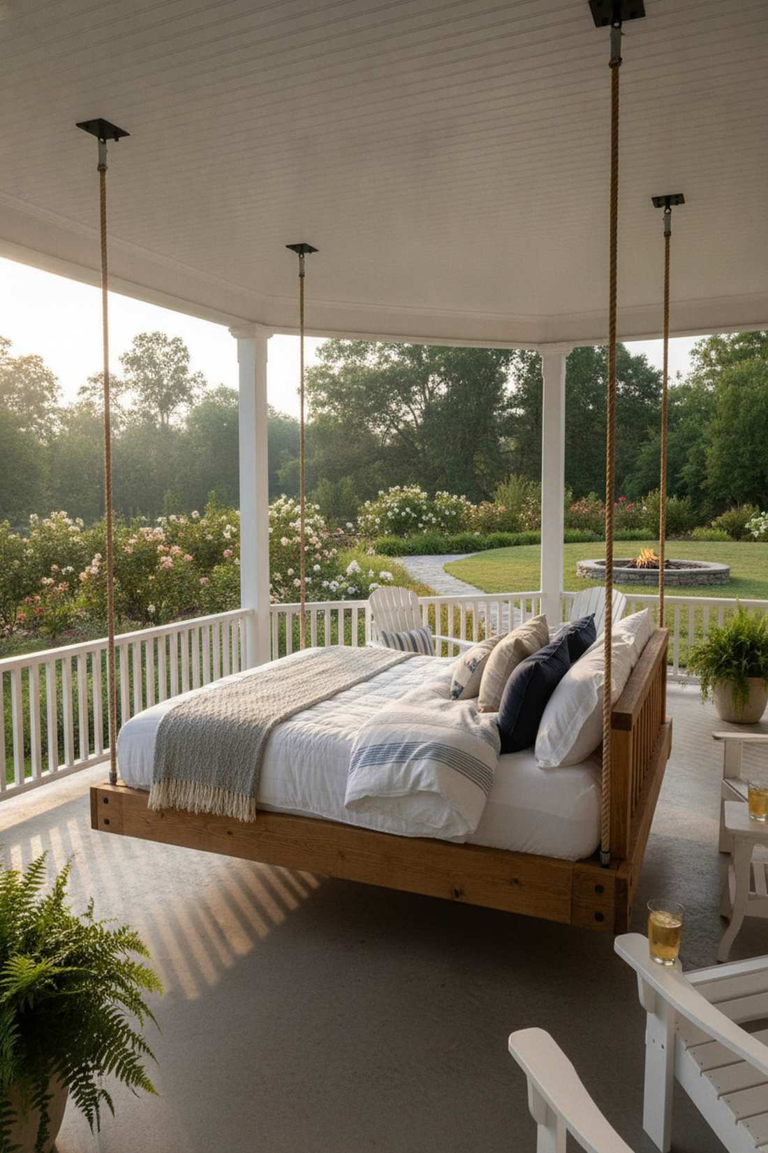 twin mattress porch swing bed