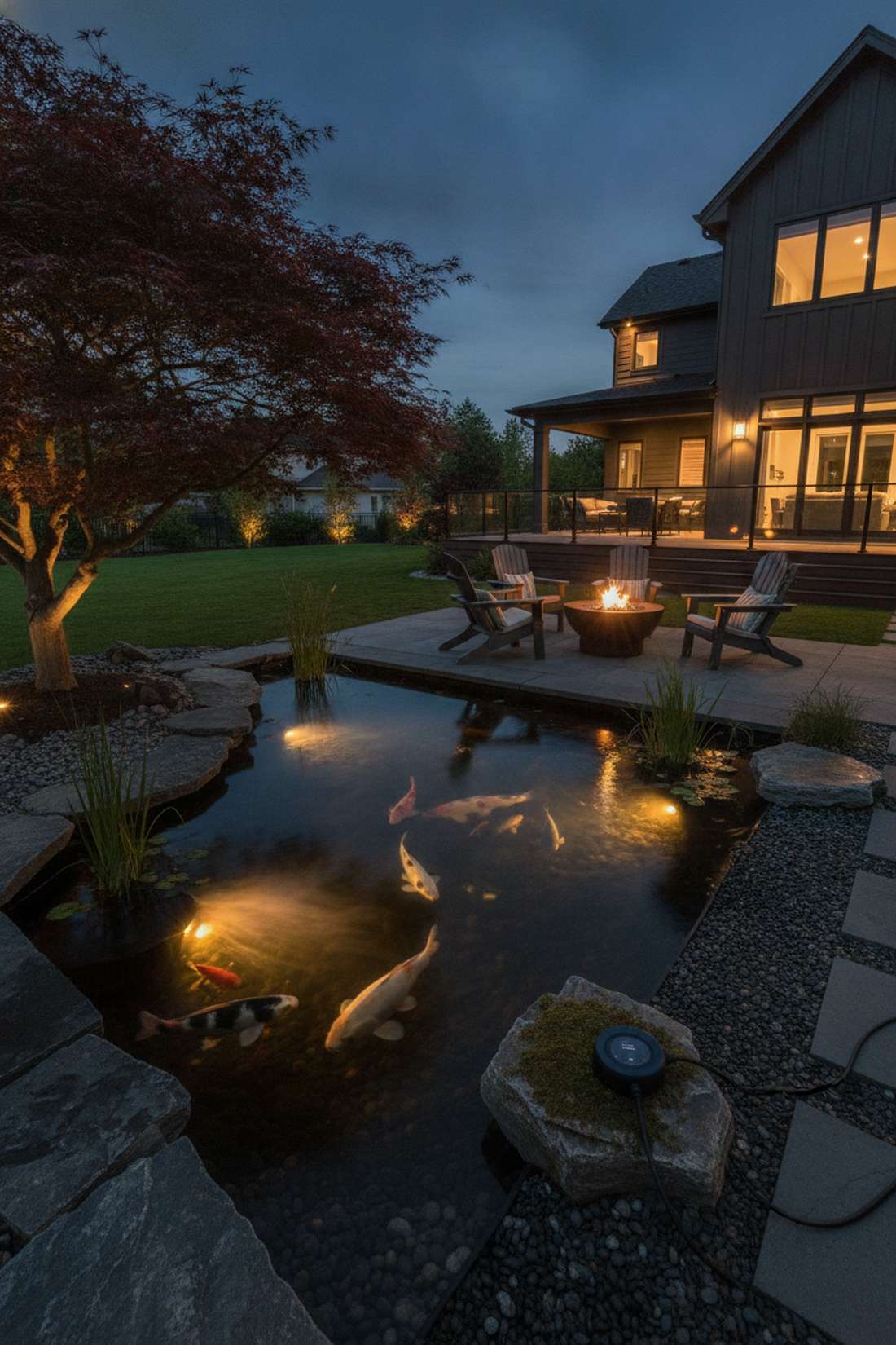 underwater pond lighting