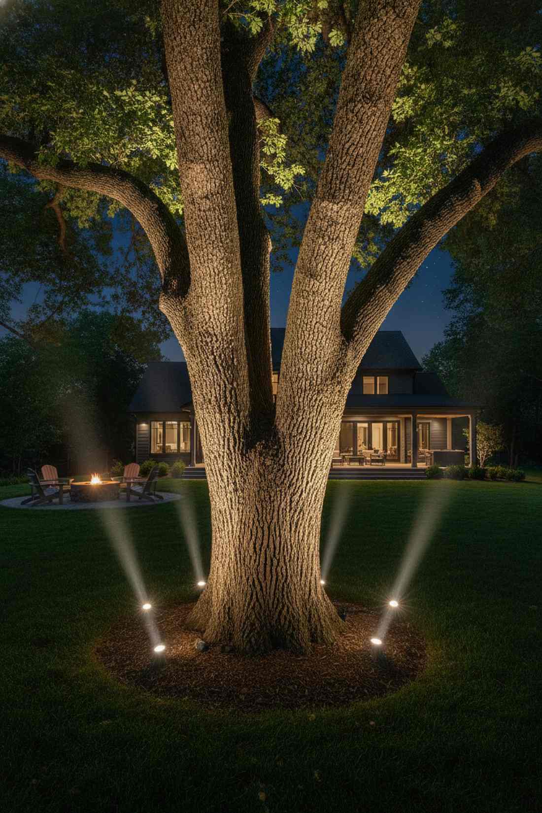 uplighting for specimen trees
