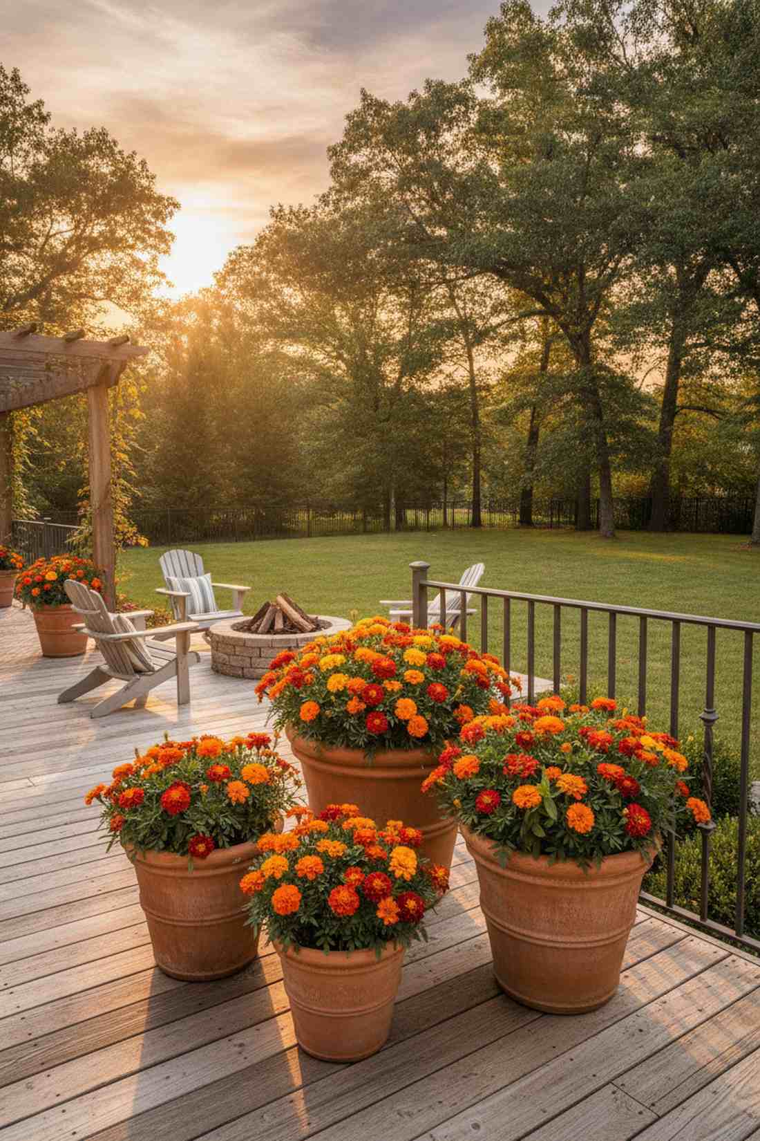 warm sunset palette