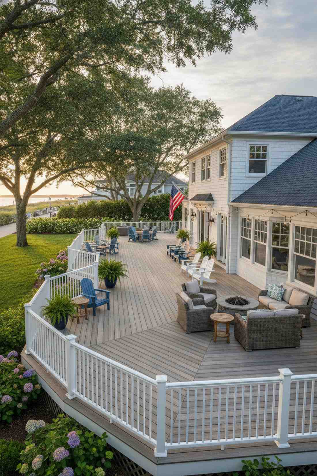 wraparound house perimeter deck