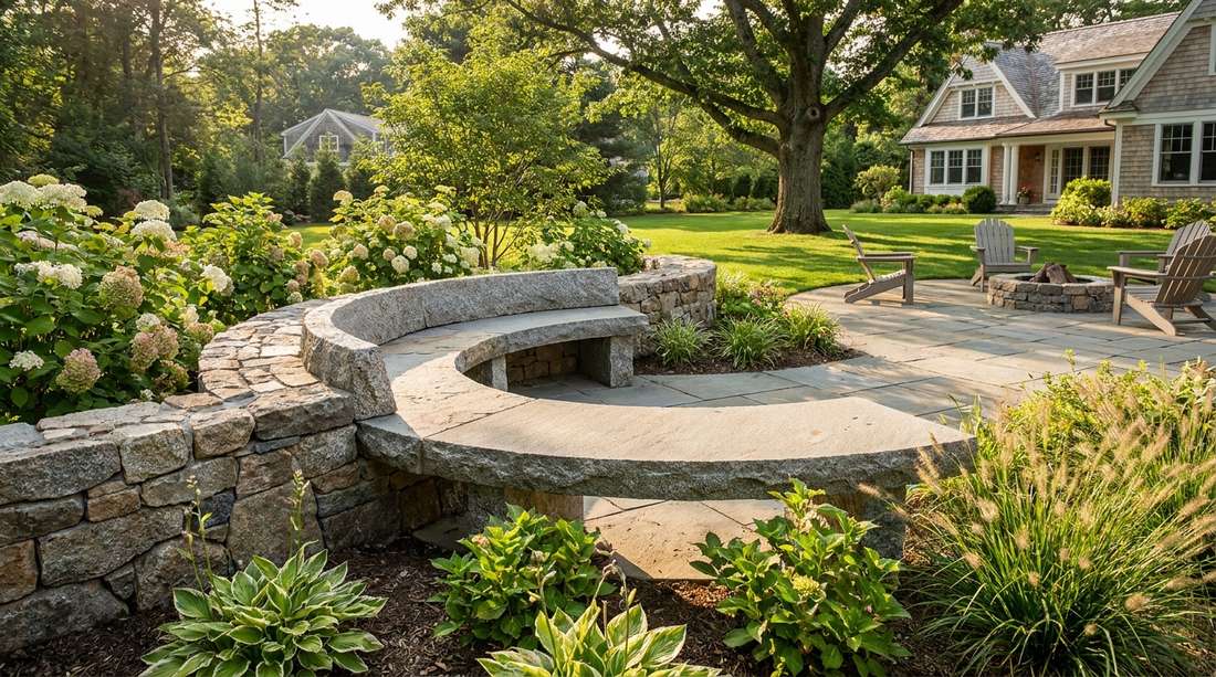 118 stone garden bench vertical