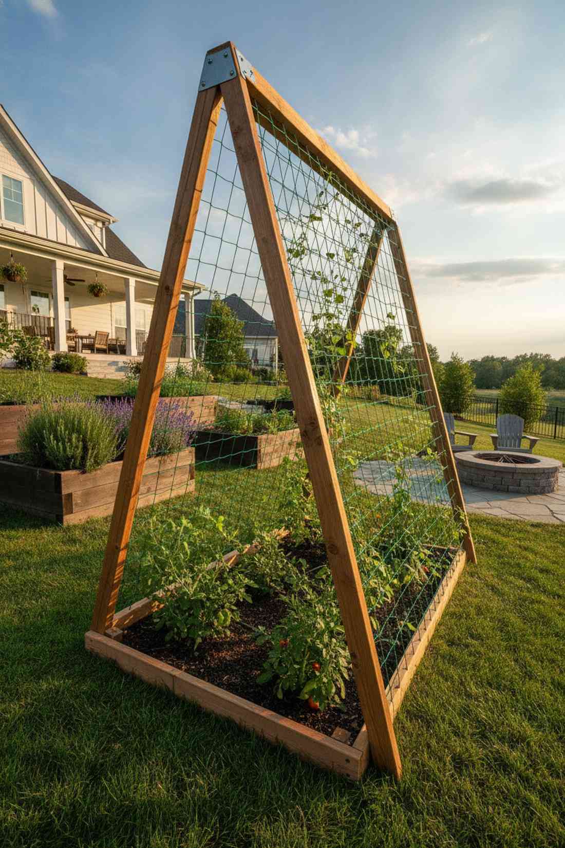 a frame cascade supports