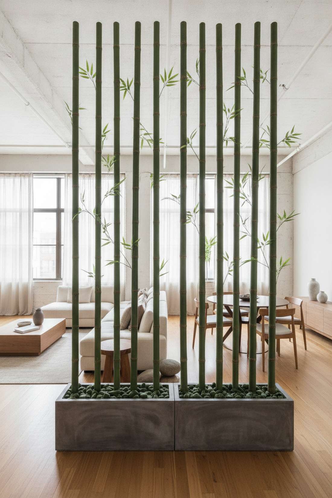 bamboo stalks