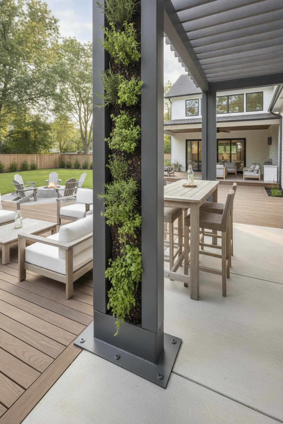 bar height narrow herb ledge