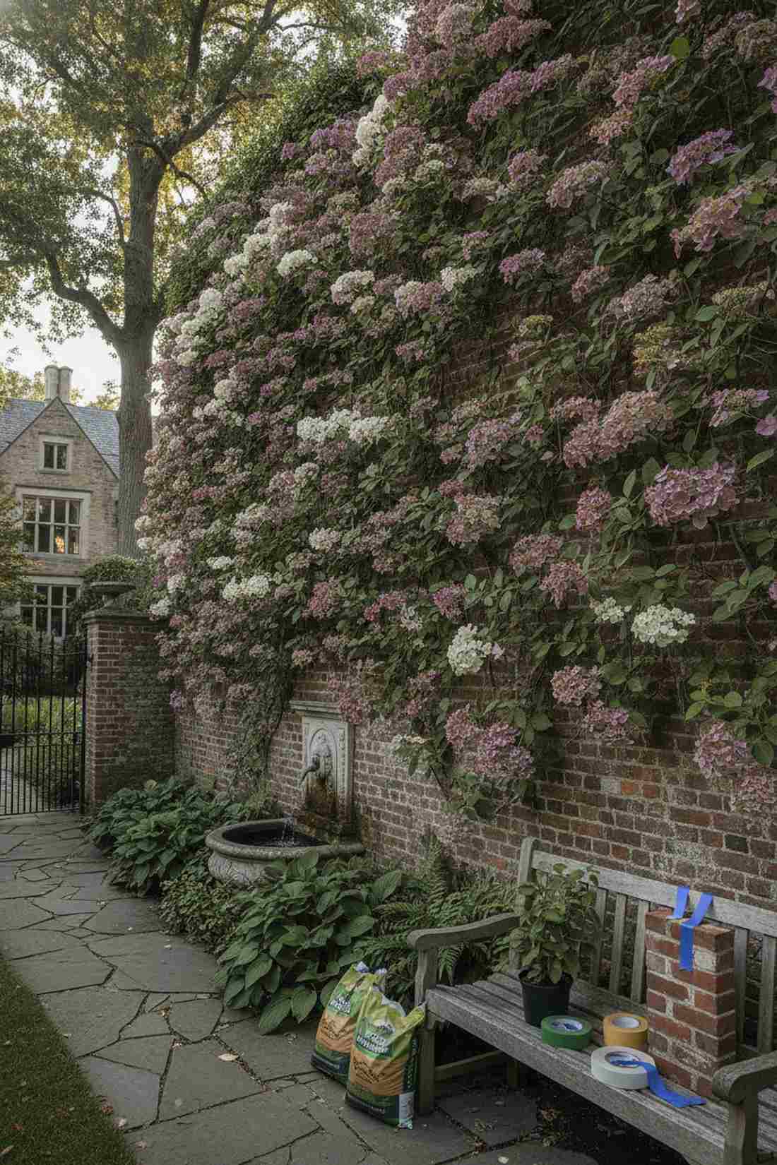 climbing hydrangea purple