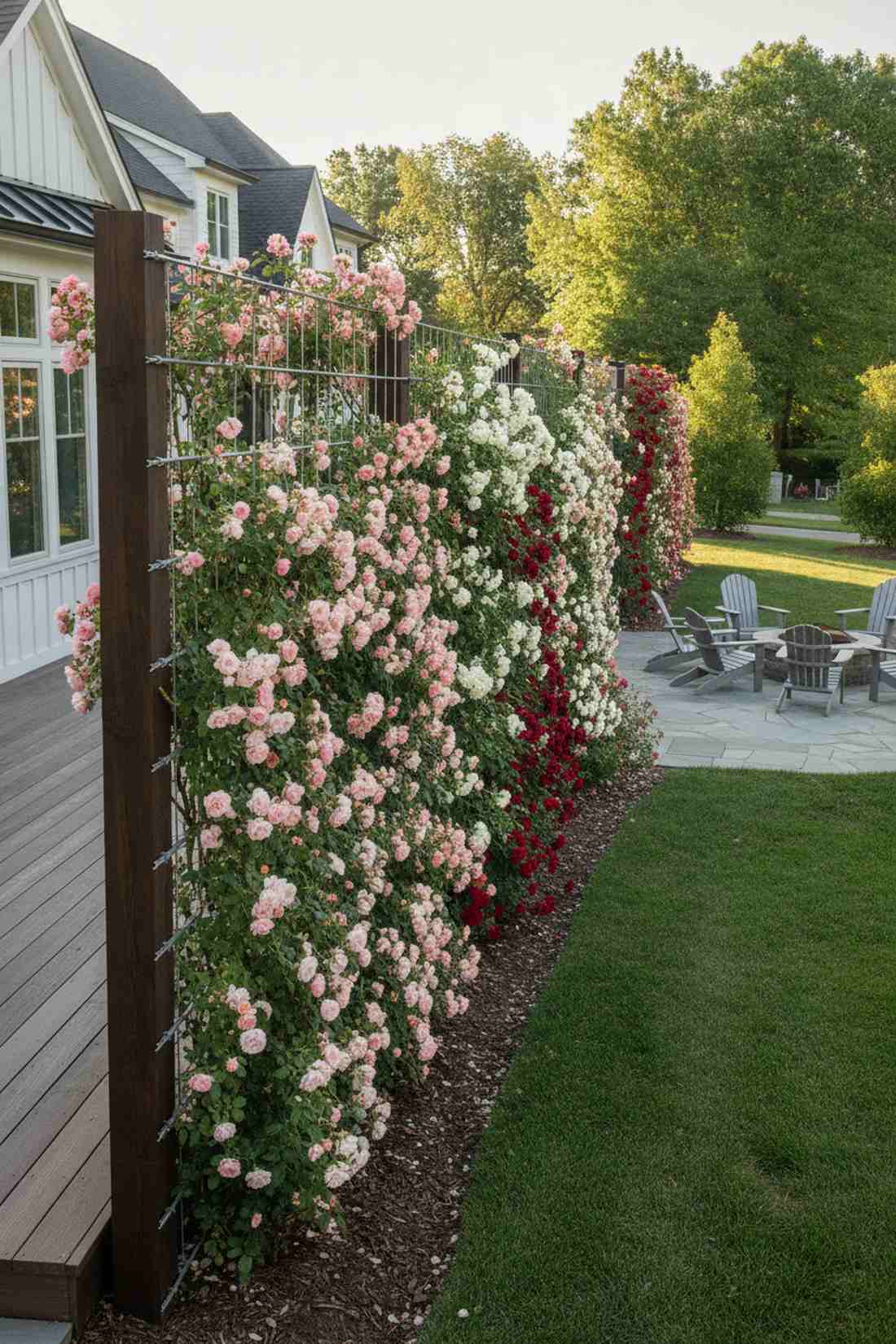 climbing roses romantic screens