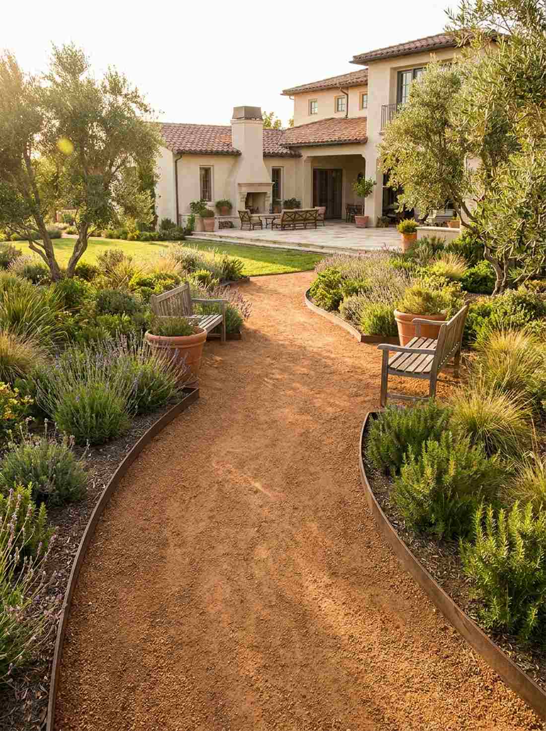 crushed granite pathways